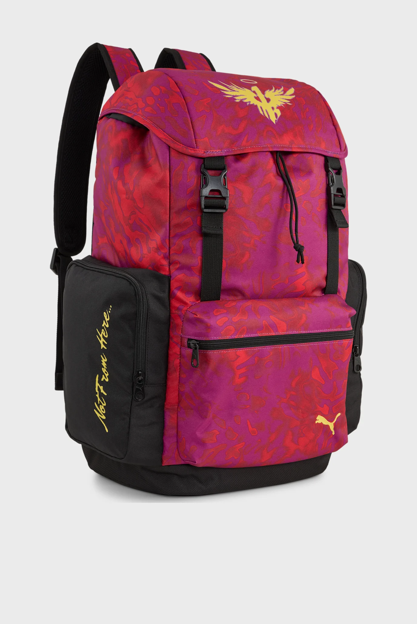 Малиновый рюкзак LaMelo Large Hooded 40L Backpack PUMA 091877_01