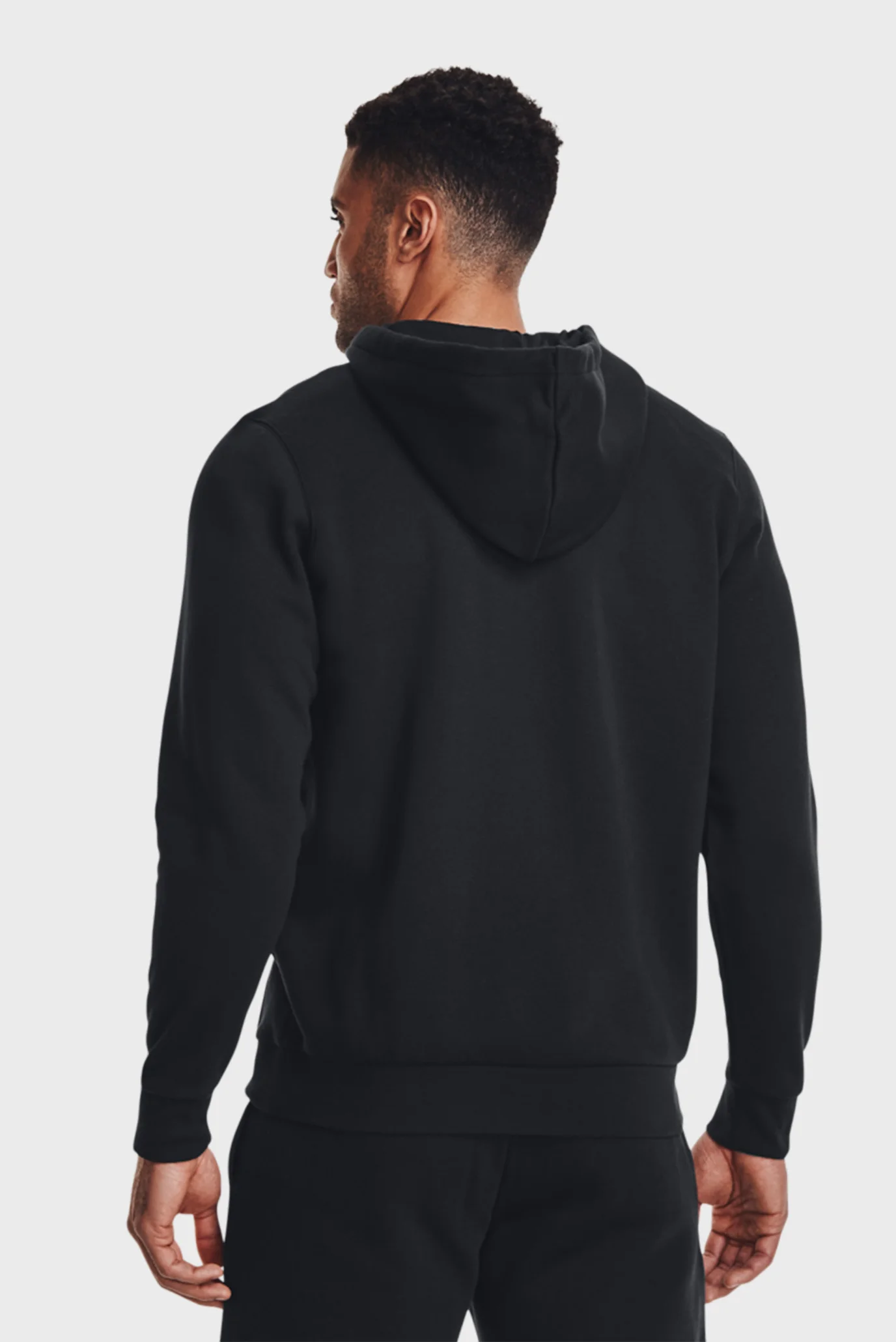 Чоловіче чорне худі UA Essential Fleece FZ Under Armour 1373881