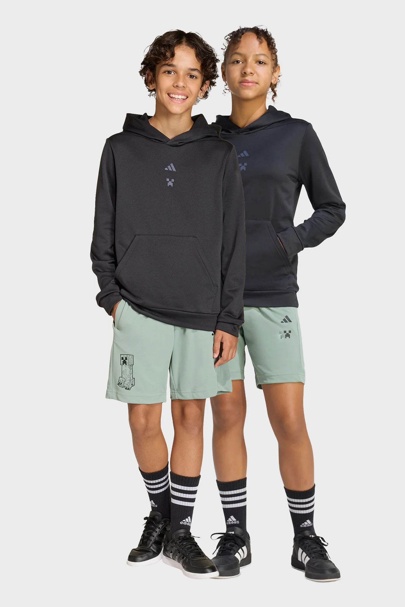 Дитячі зелені шорти ADIDAS MINECRAFT TRAINING adidas KD0986 — MD