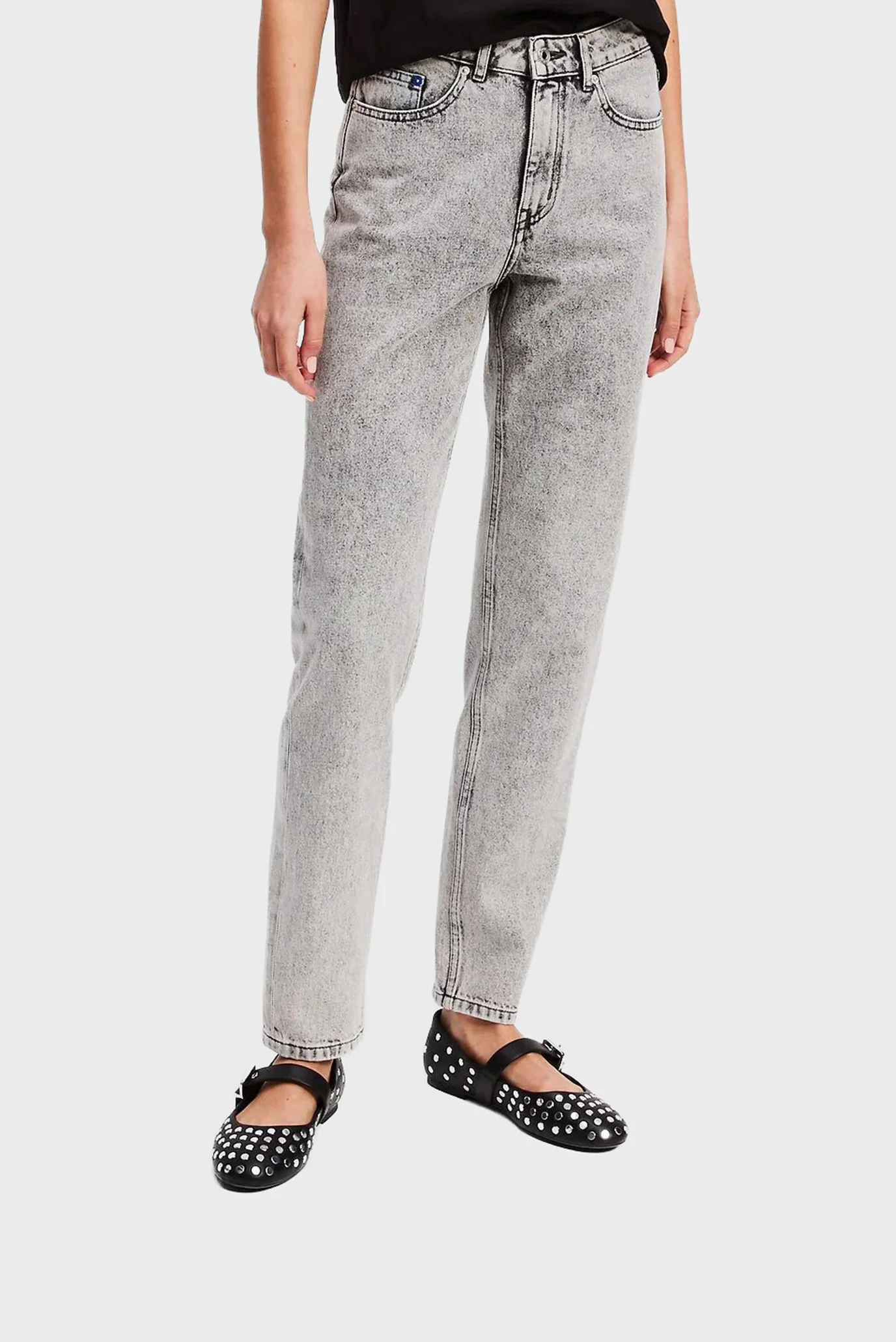 Женские светло-серые джинсы mom Karl Lagerfeld Jeans A3W10067 — MD