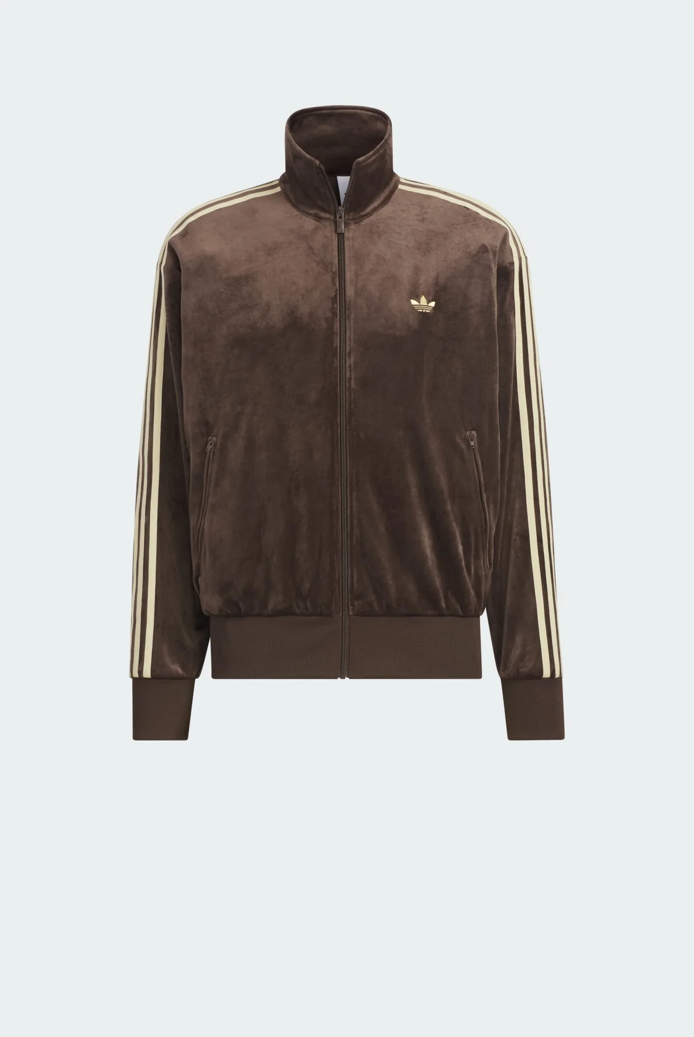 Коричневая велюровая спортивная кофта FB TT VELOUR (унисекс