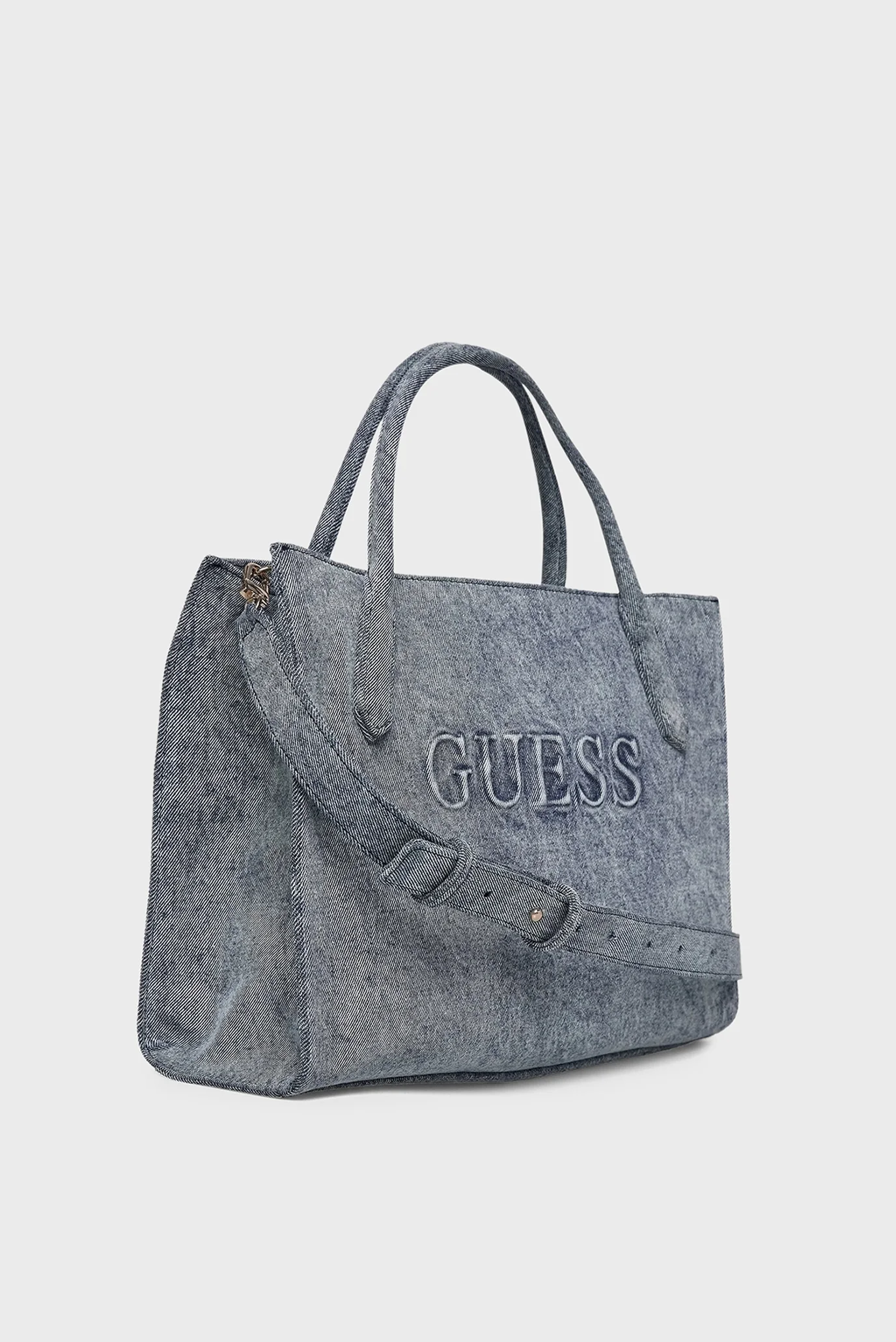 ジサクラ　バックスウェイブ２５　MMNJ Жіноча синя джинсова сумка Guess HWDG97.69220;DEN — MD-Fashion