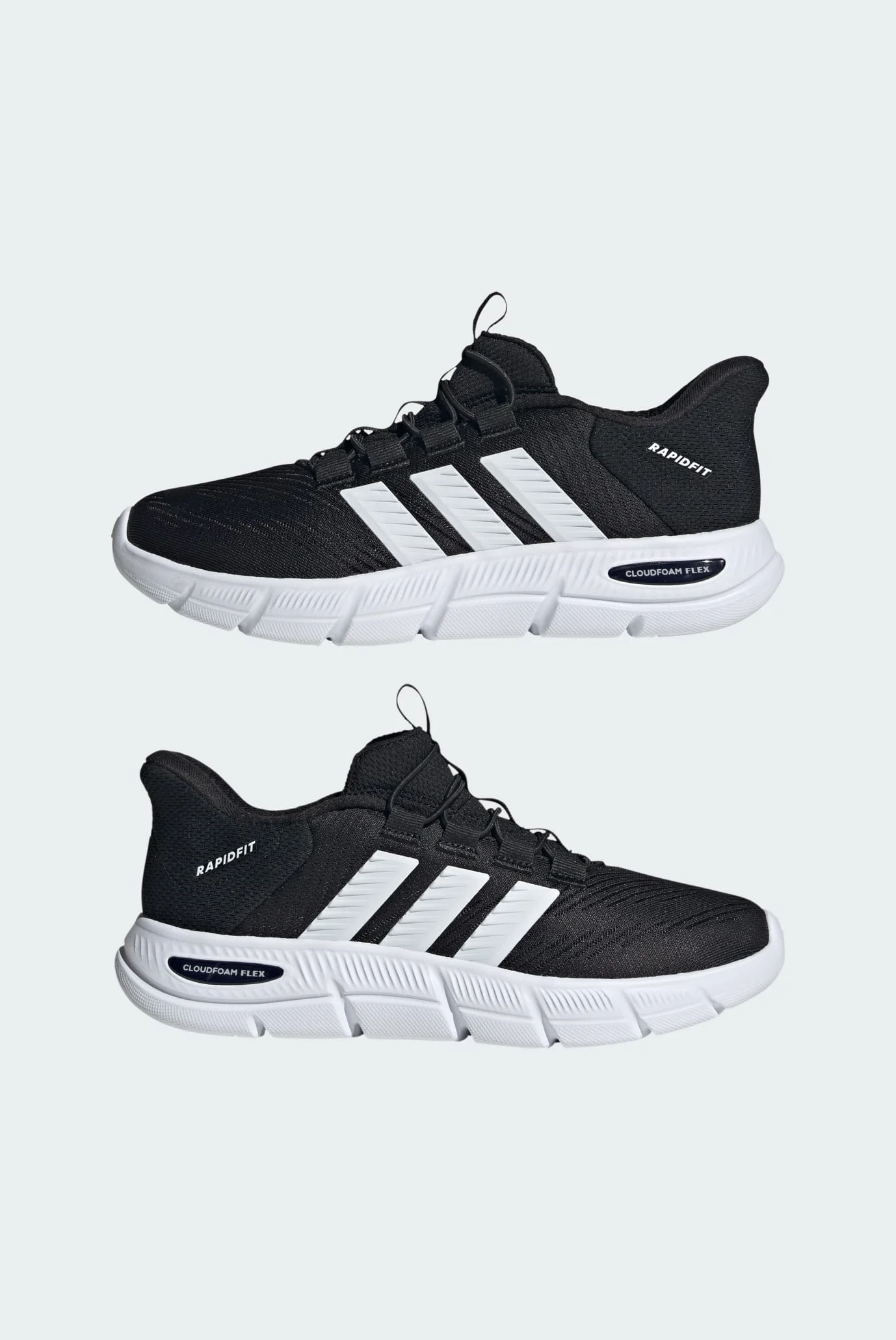 Жіночі чорні кросівки CLOUDFOAM FLEX RAPIDFIT adidas HP7002 — MD