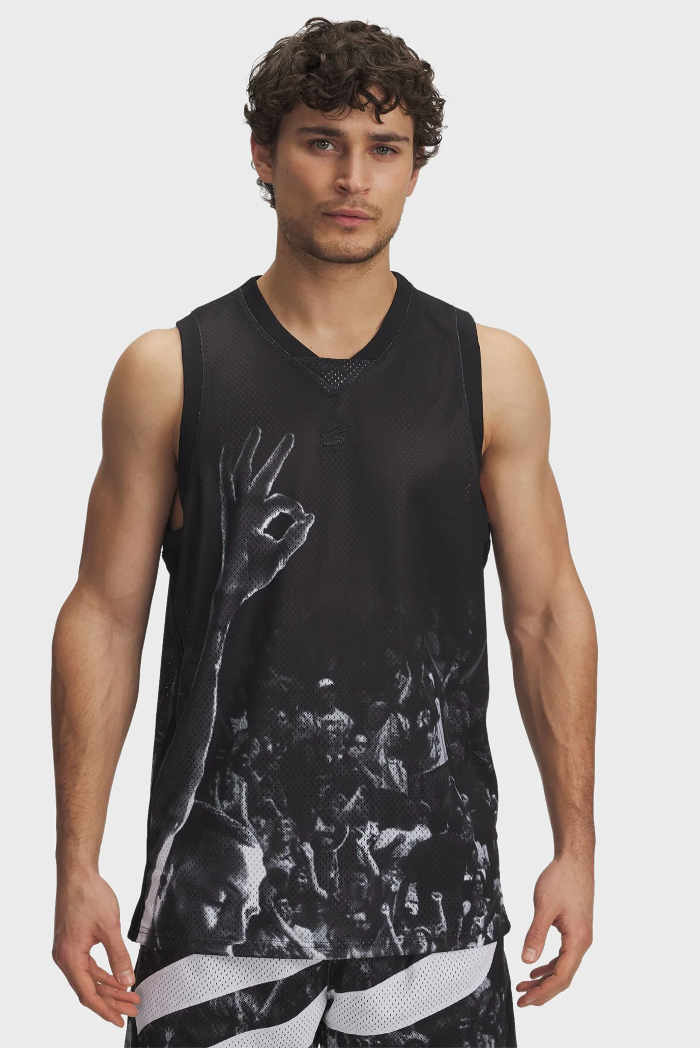 UNDER ARMOUR SAKOTO 6 ユニフォーム MD Мужская черная майка Curry Signature Sub Tank Under Armour 6000783