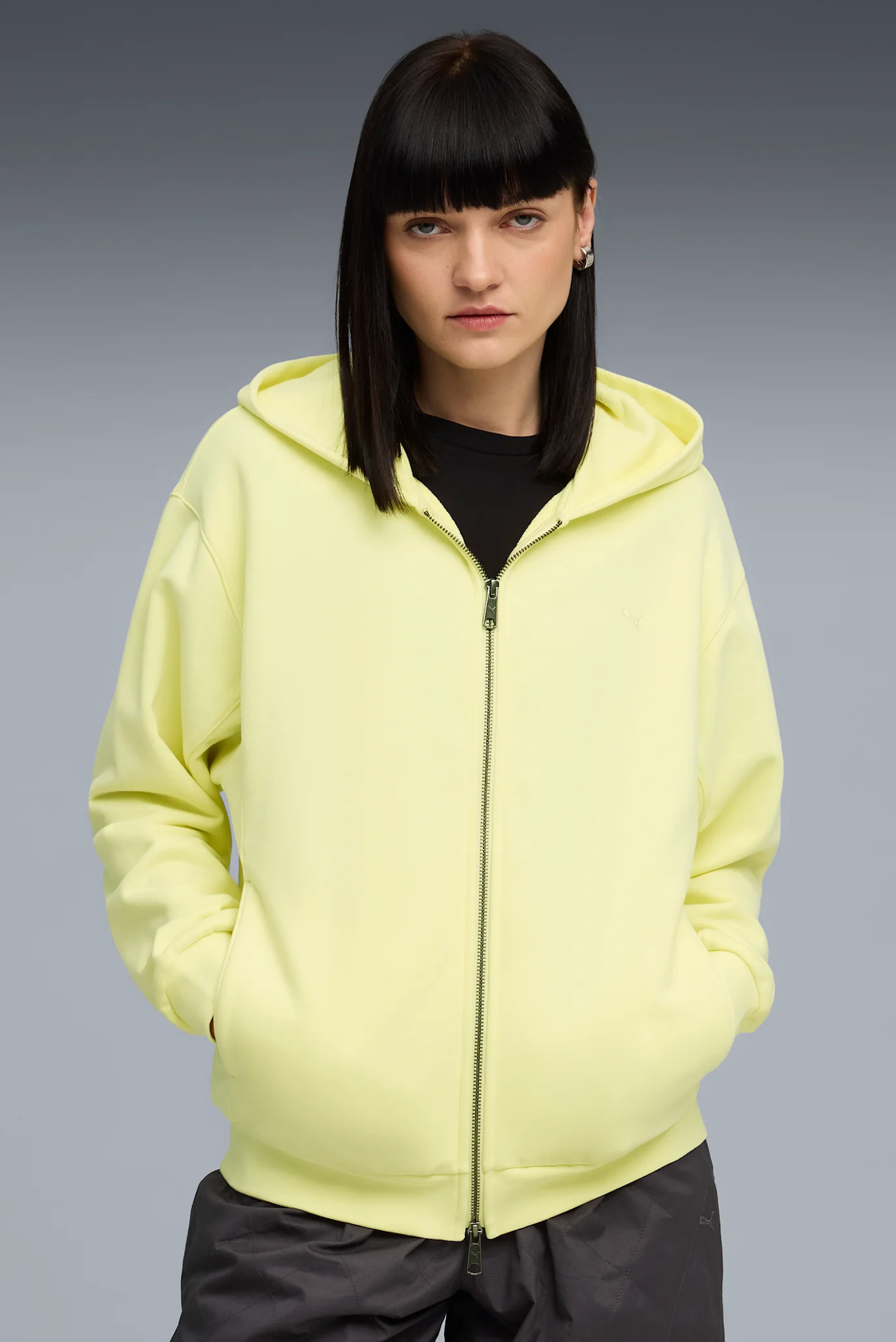 Жіноче жовте худі YONA Full-Zip Hoodie Women PUMA 632325_35 — MD