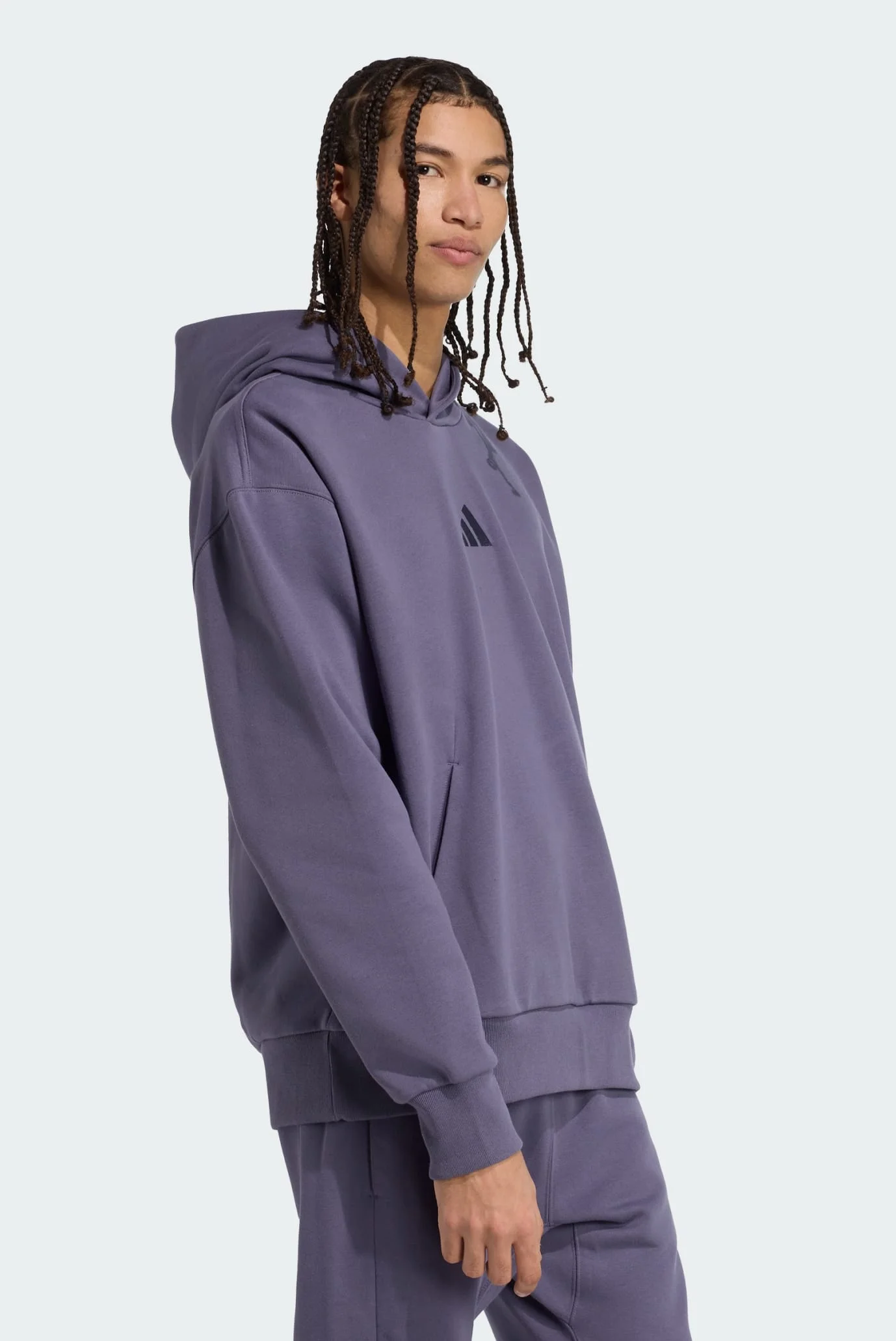Мужское фиолетовое худи ALL SZN Fleece adidas JX5089 — MD-Fashion