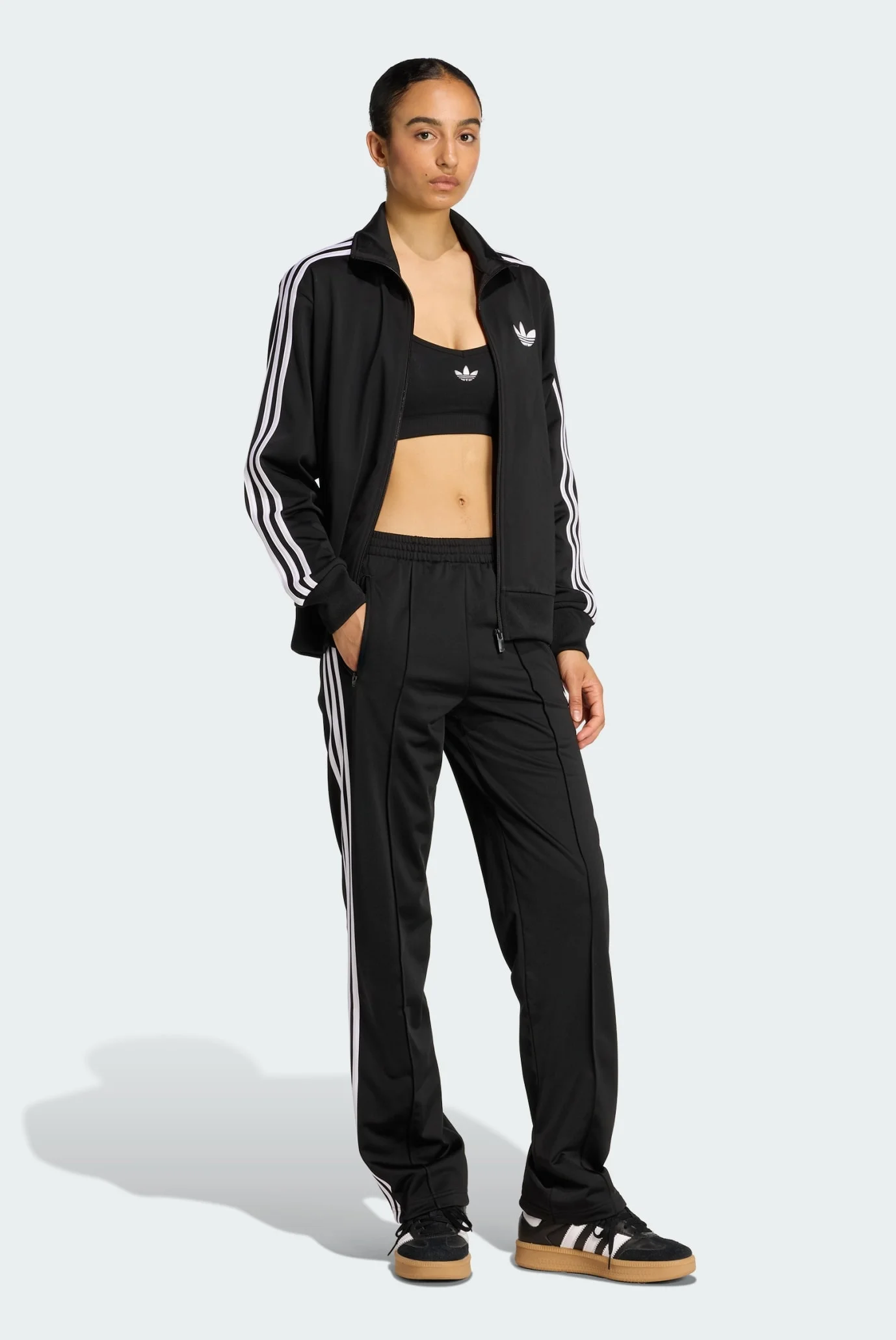 Женская черная спортивная кофта FIREBIRD LOOSE adidas KD7983 — MD