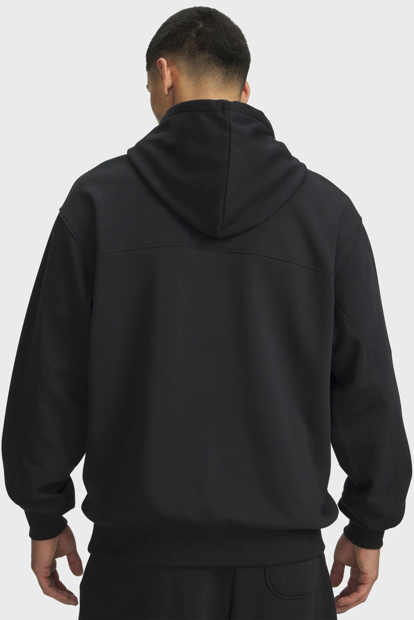 Мужское черное худи UA Rival LW Graphic Hoodie-BLK Under Armour