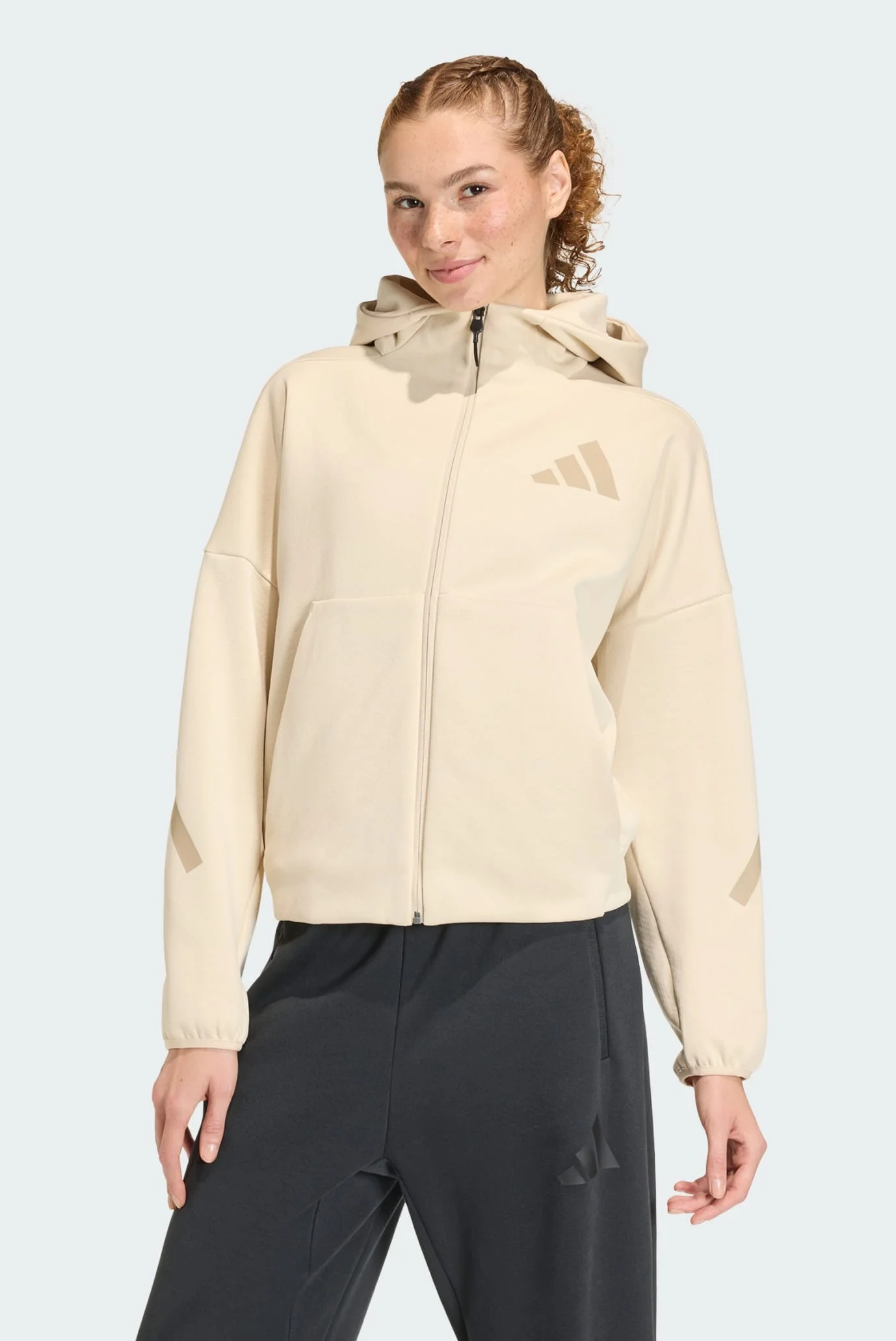 トップス 808 Куртка демисезонная короткая с капюшоном женская Adidas TERREX W