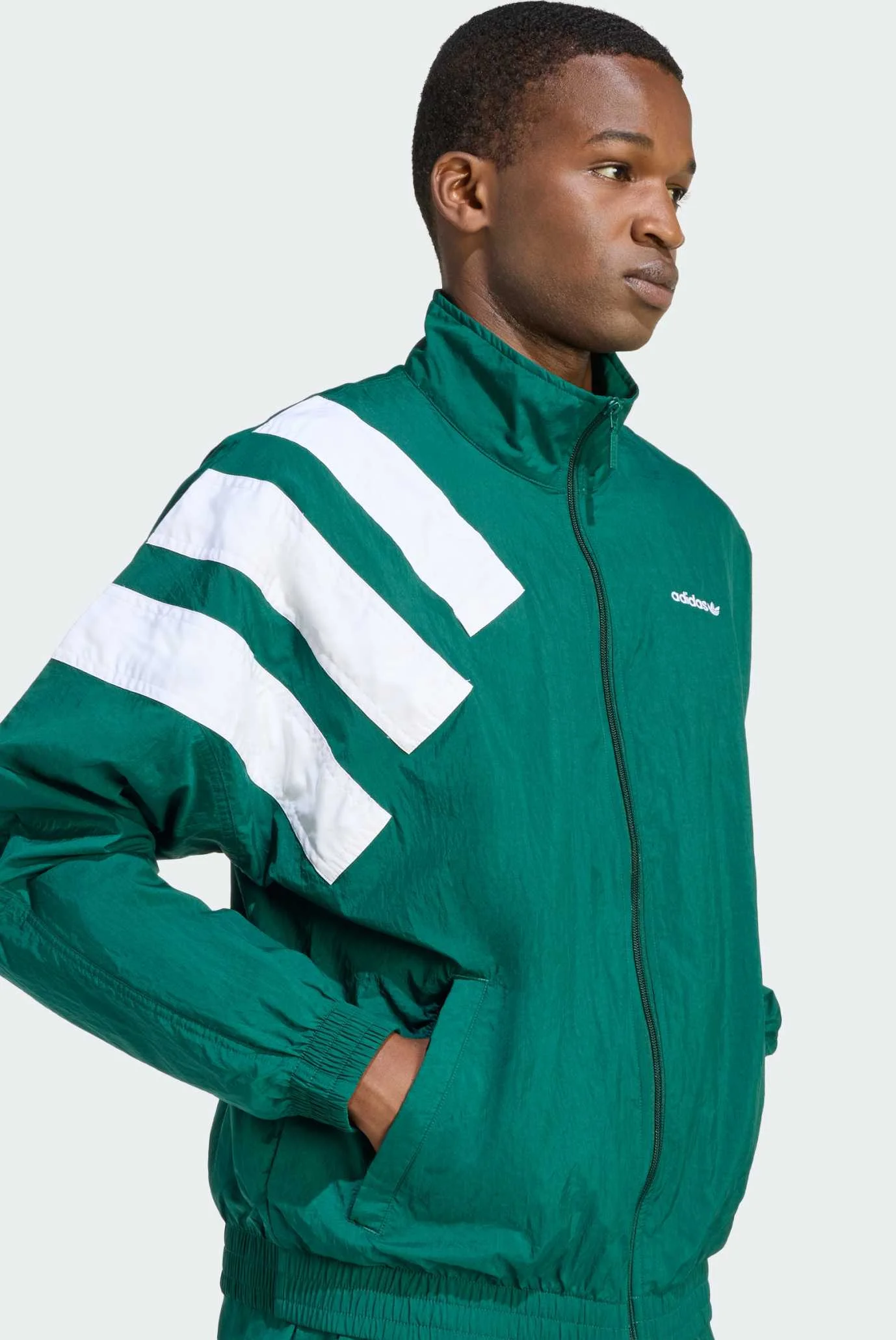 Мужская темно-зеленая спортивная кофта ARCHIVE BLOCKED adidas