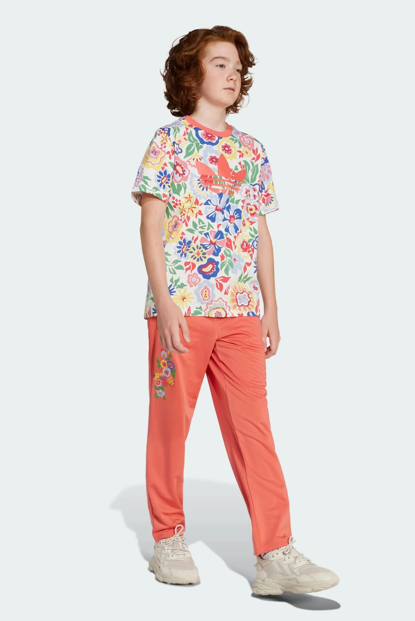 Детская футболка с узором adidas Originals x Liberty London Kids