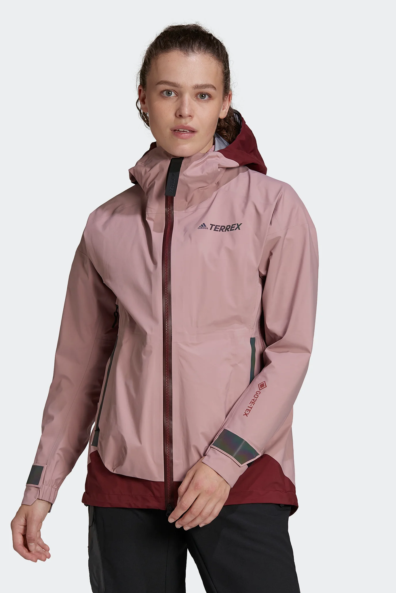 Женский розовый дождевик Terrex MYSHELTER GORE-TEX Active adidas