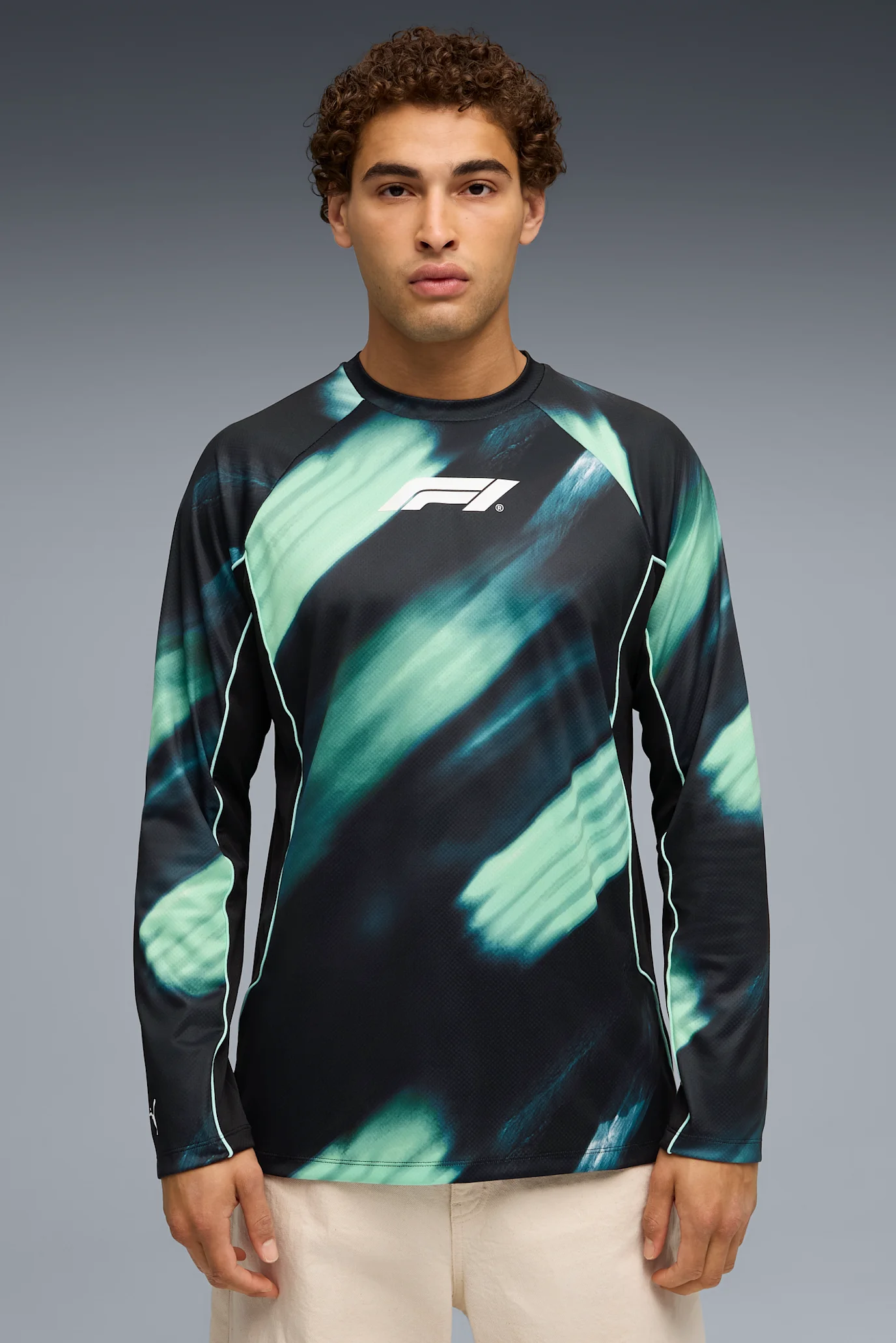 Мужской лонгслив с узором F1® Lifestyle Racing Jersey PUMA