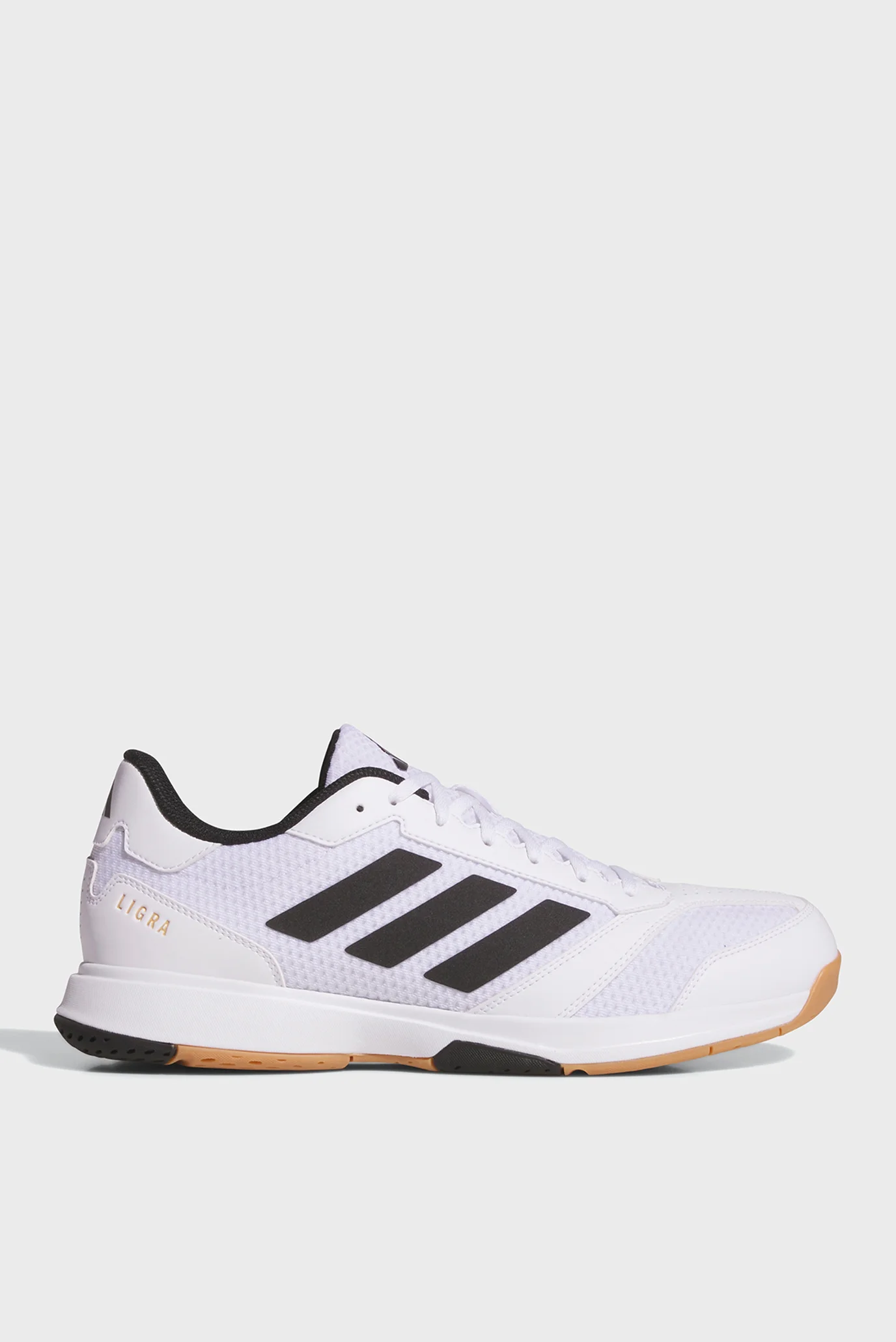 Мужские белые кроссовки Ligra 8 Indoor adidas JI1505 — MD-Fashion