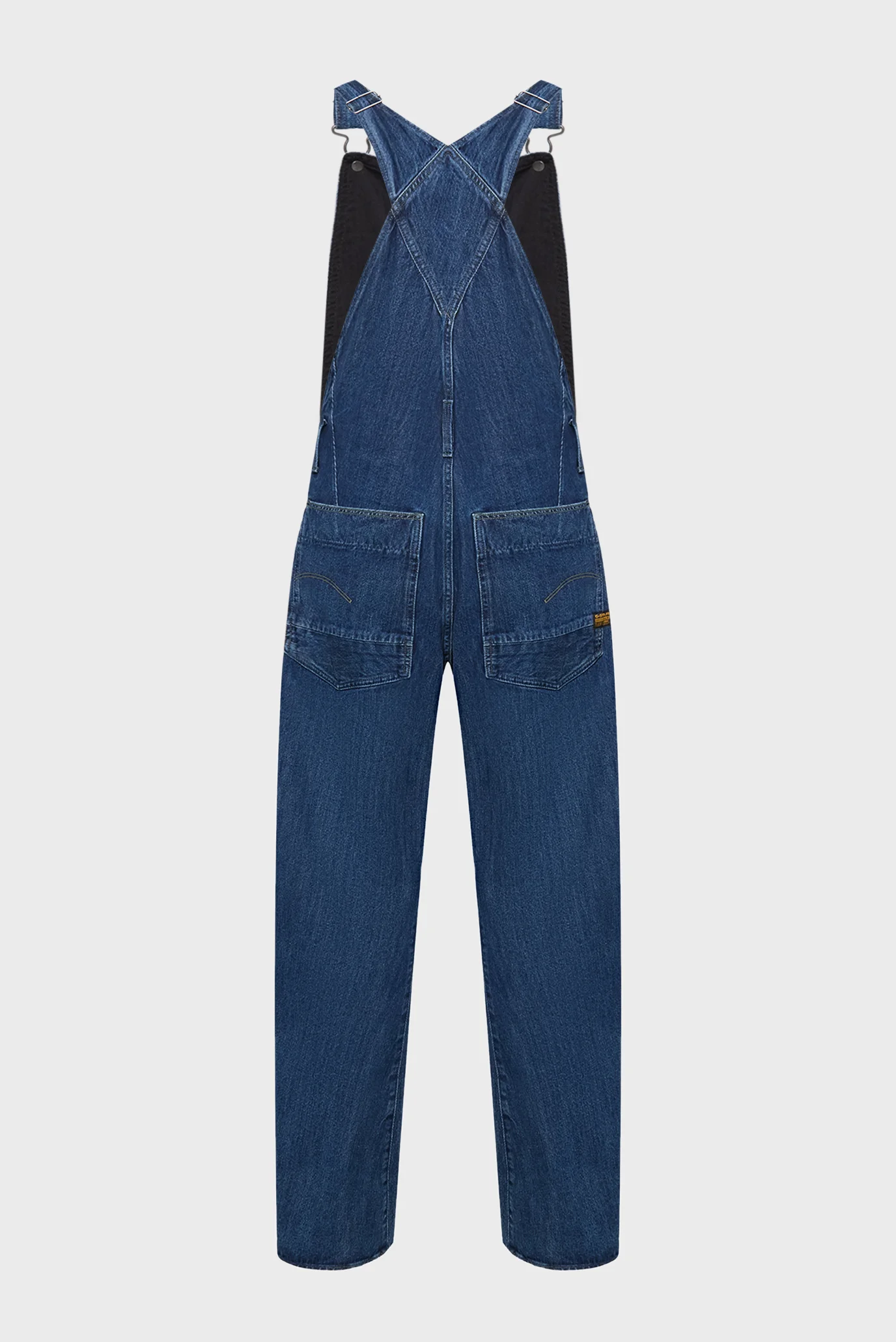 Мужской синий джинсовый комбинезон Denim Dungaree 3D Loose G-Star