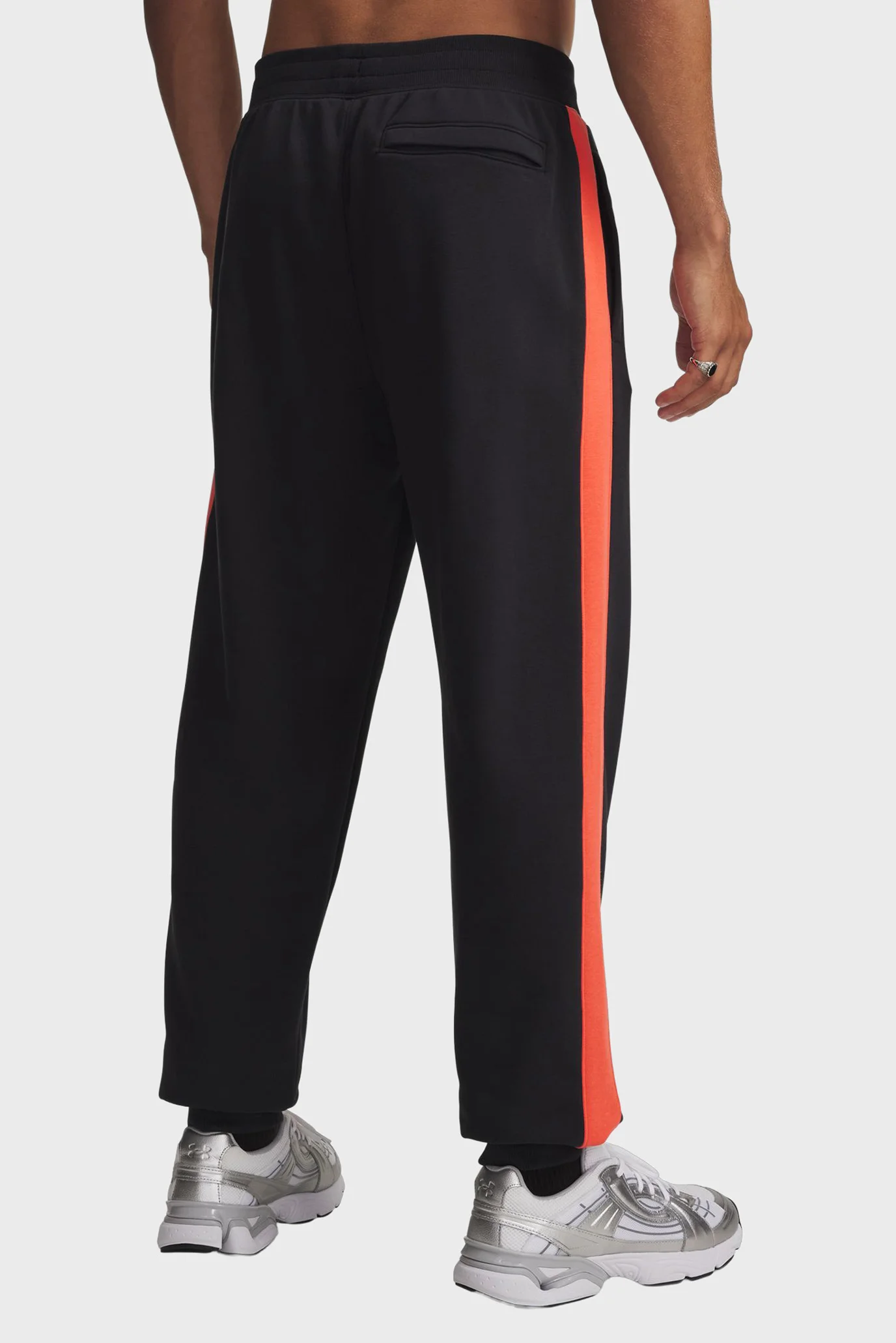 Мужские черные спортивные брюки UA Rival Fleece Nov Pants Under