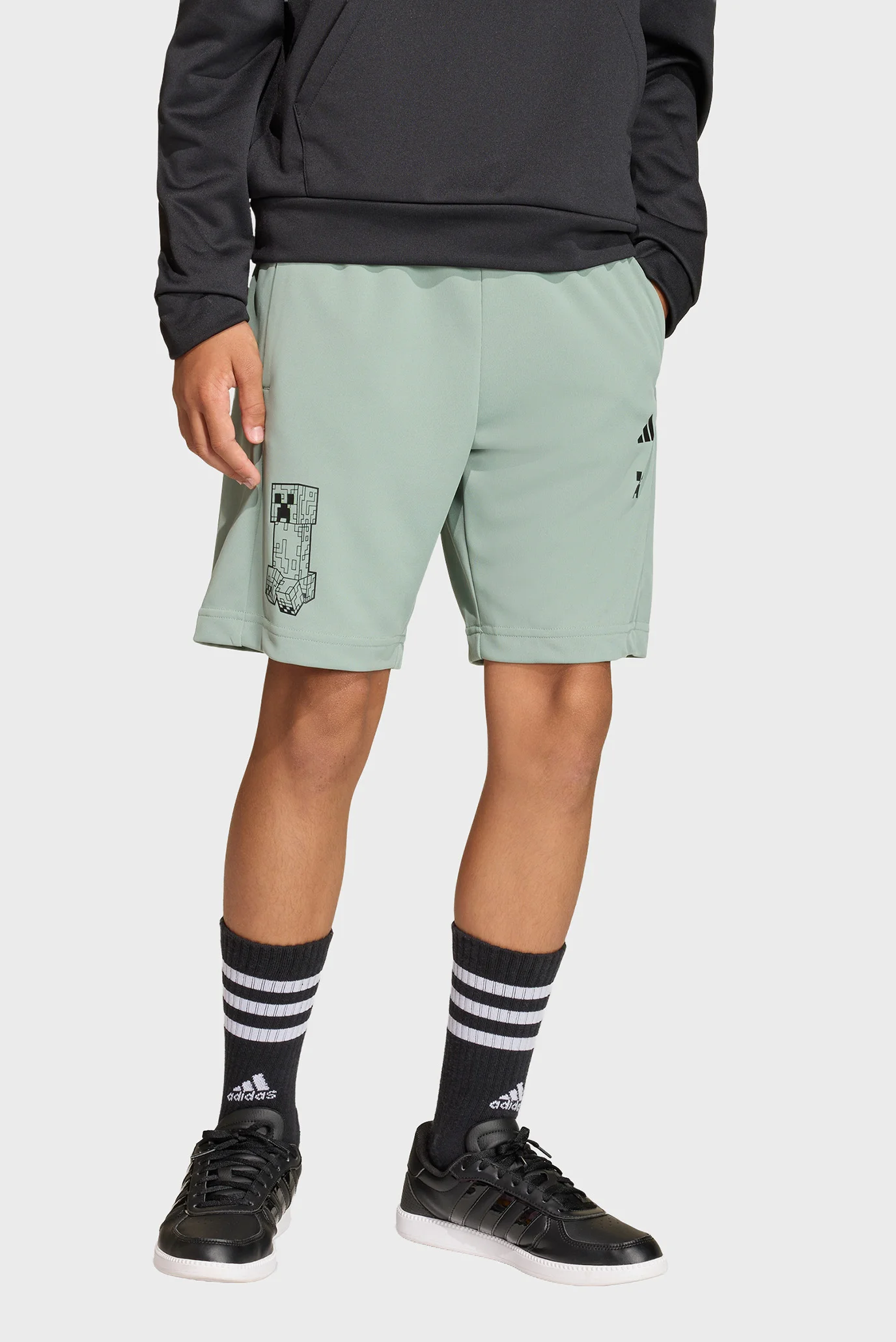 Дитячі зелені шорти ADIDAS MINECRAFT TRAINING adidas KD0986 — MD
