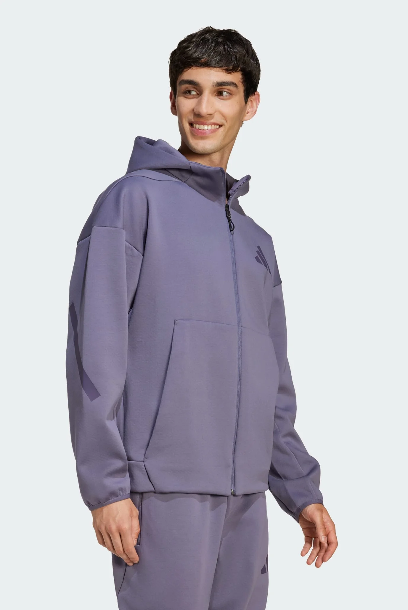 Мужское фиолетовое худи New adidas Z.N.E. Full-Zip adidas JW4719