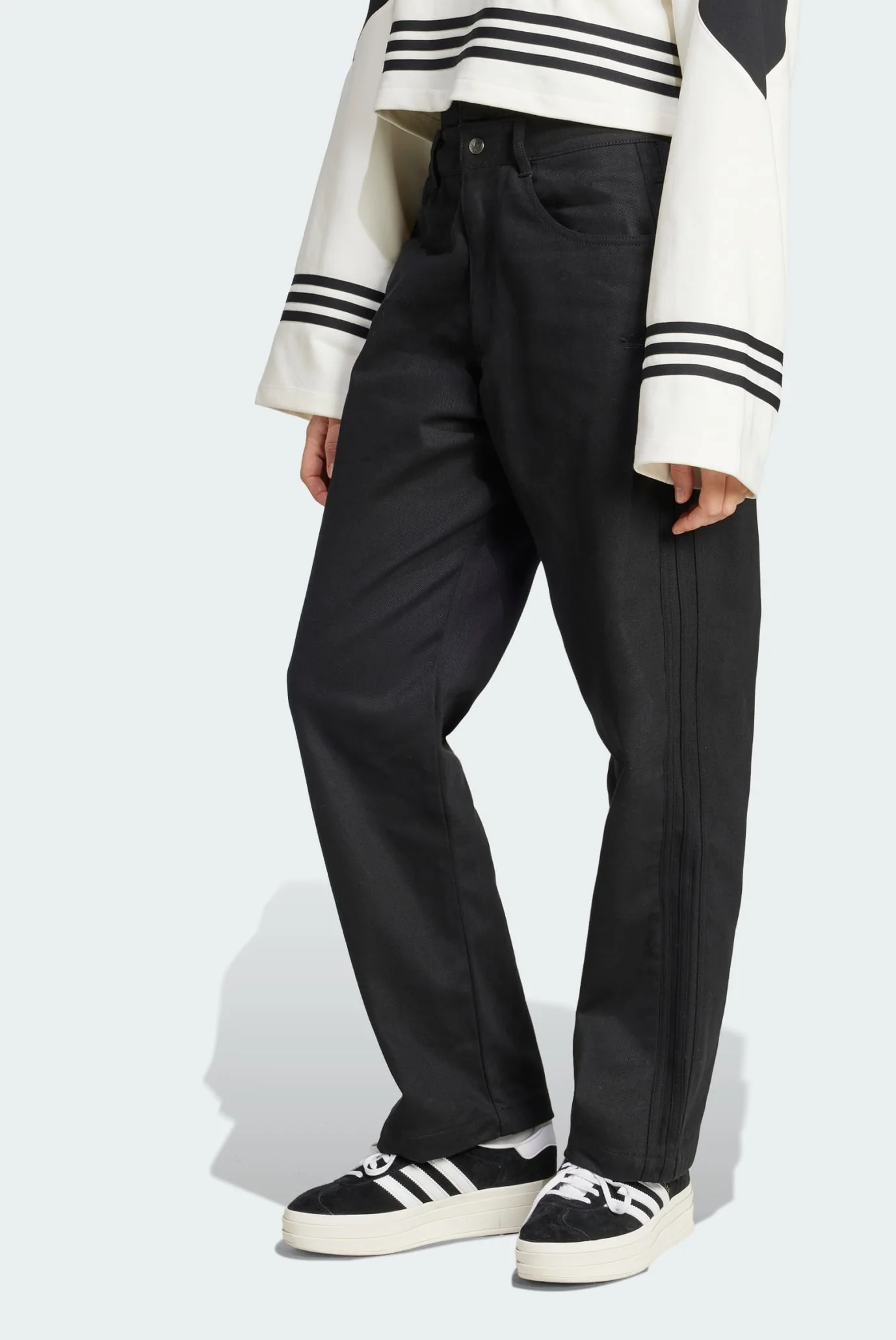 OH済 CONNECT JOUNEY BRAND FF モデル ９’4” Женские черные джинсы Firebird Utility adidas JX7594 — MD-Fashion