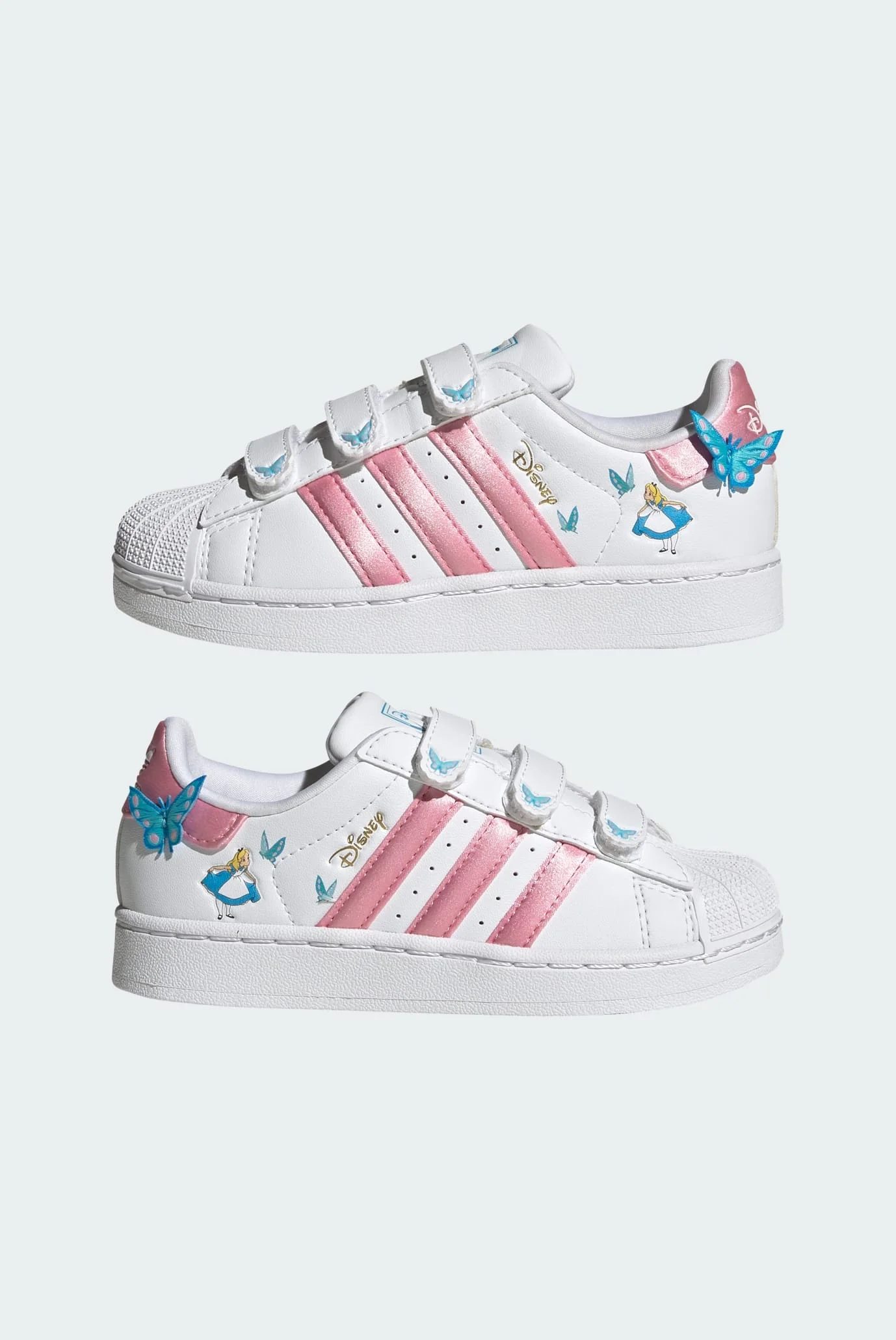 Детские белые сникерсы Adidas Disney Superstar II adidas IH1735
