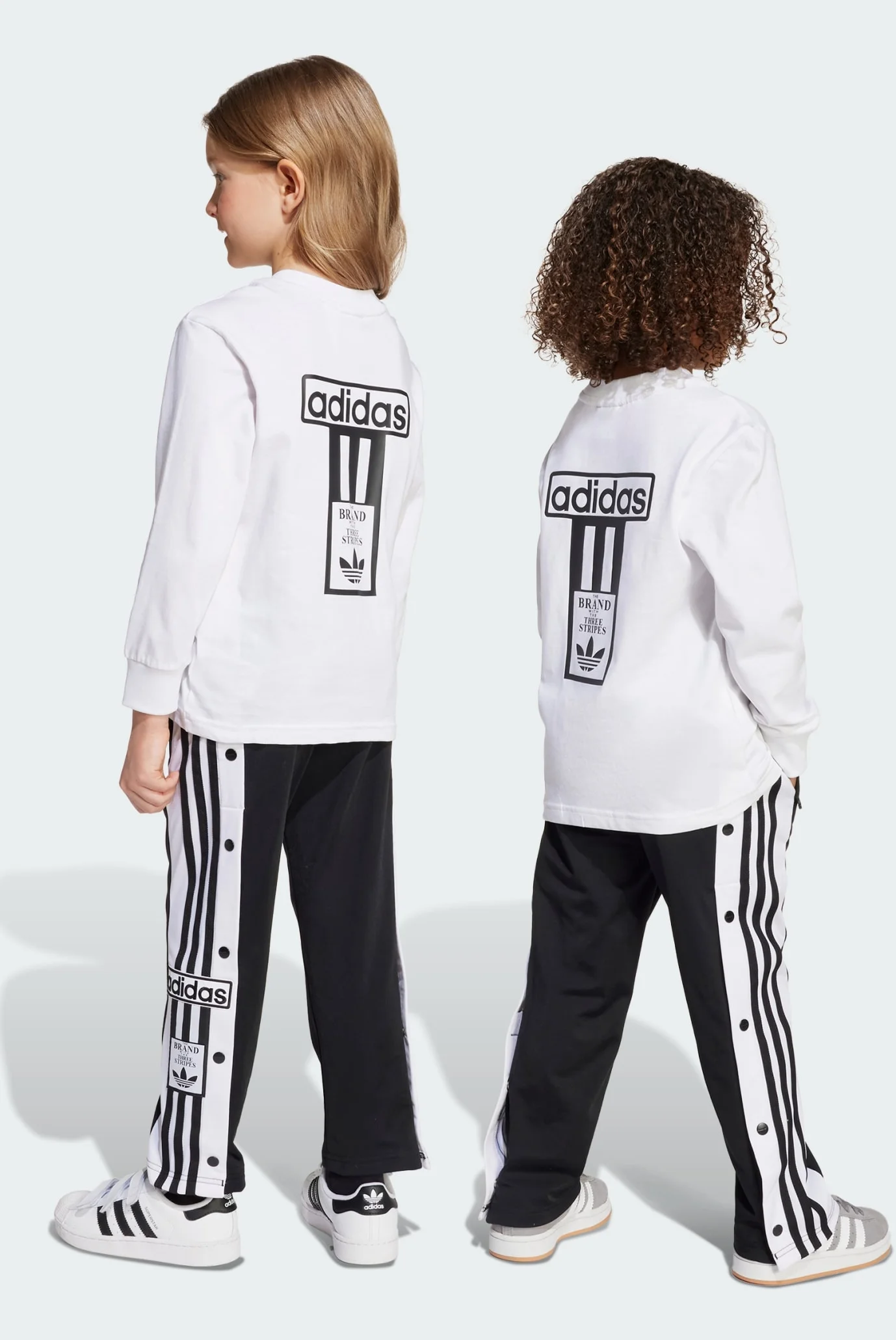 春たん Детский спортивный костюм (лонгслив, брюки) Adibreak adidas JX1092