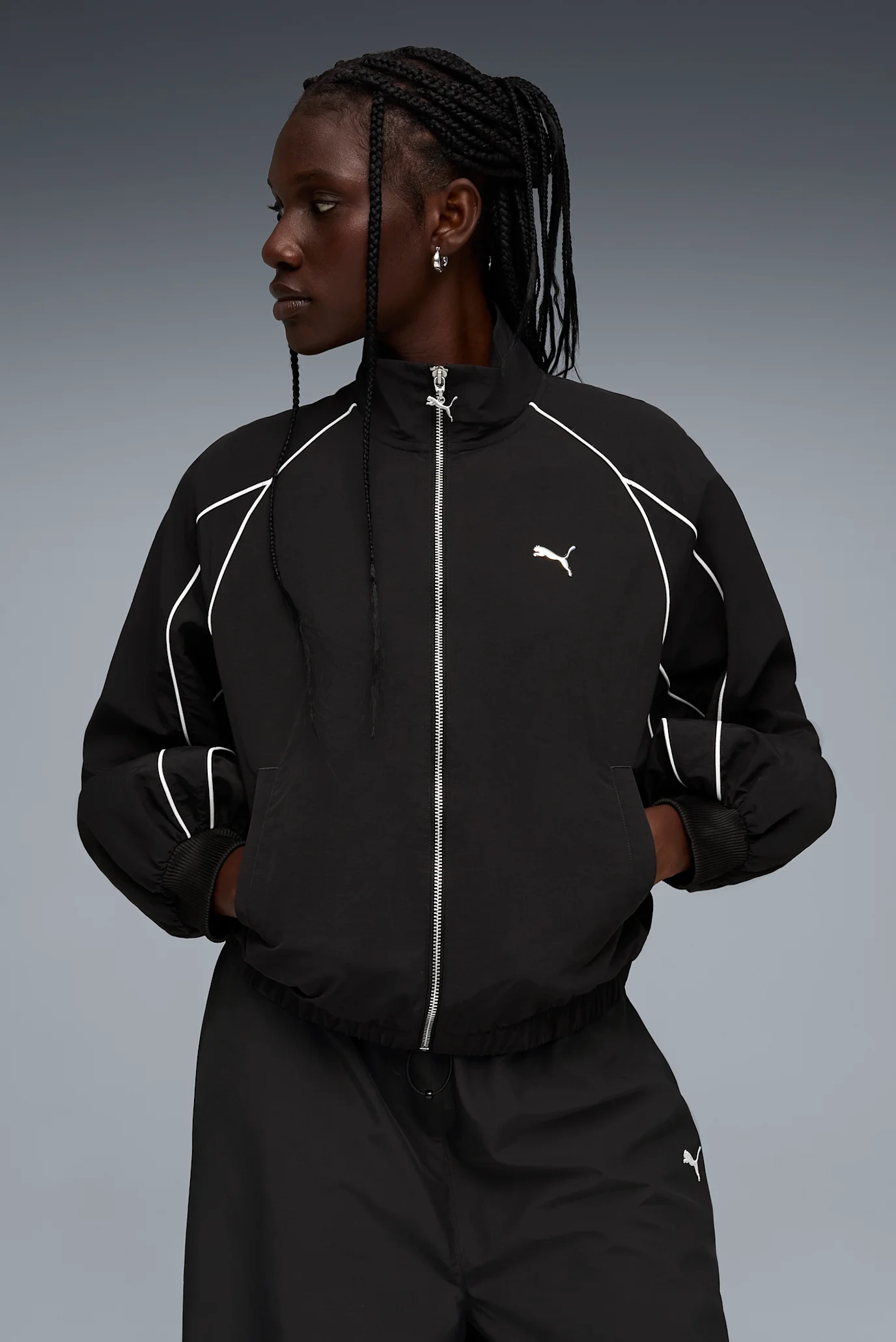 Женская черная куртка T7 Balloon Jacket Women PUMA 634558_01 — MD
