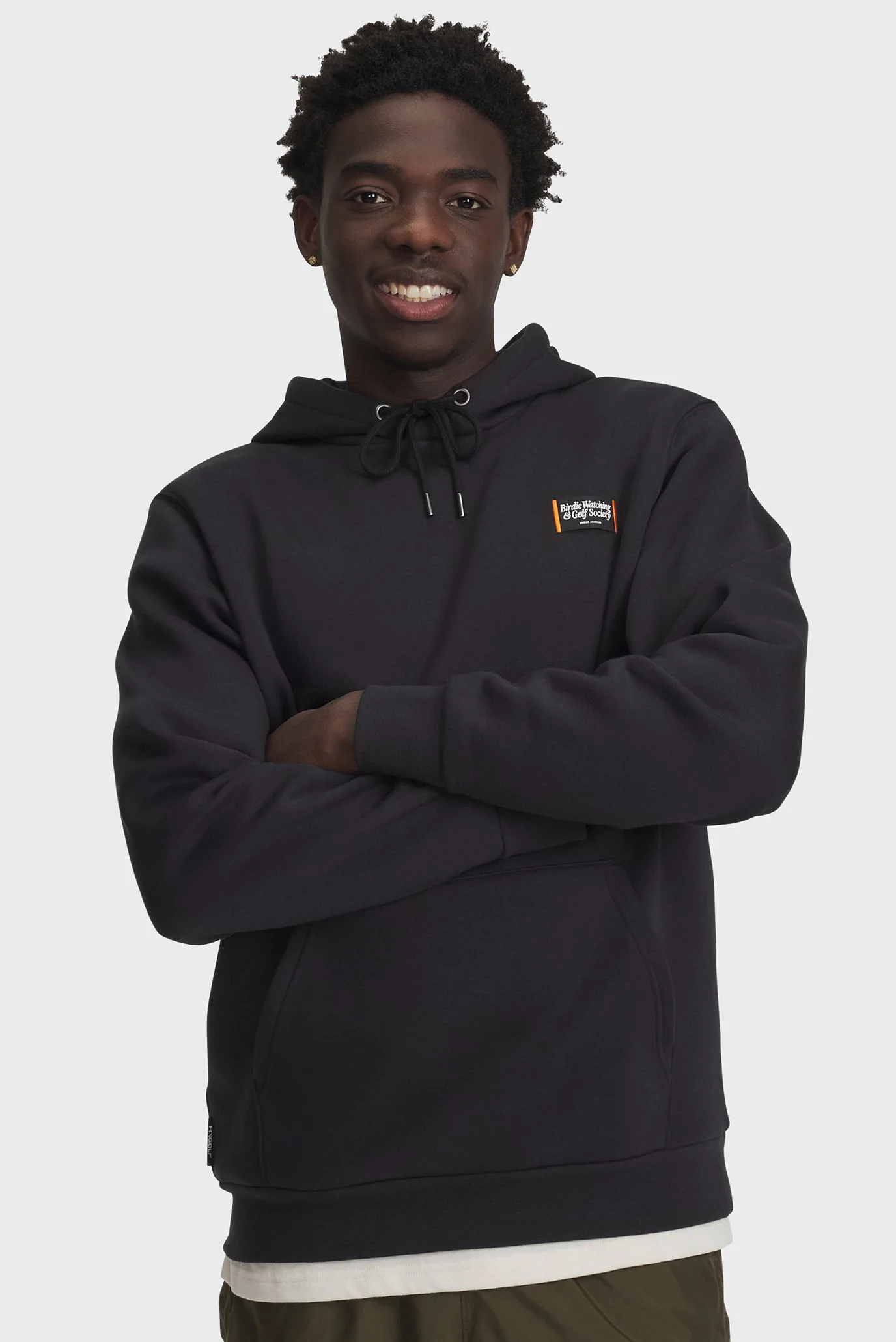 Мужское черное худи UA Birdie Watching Hoodie Under Armour 6003729