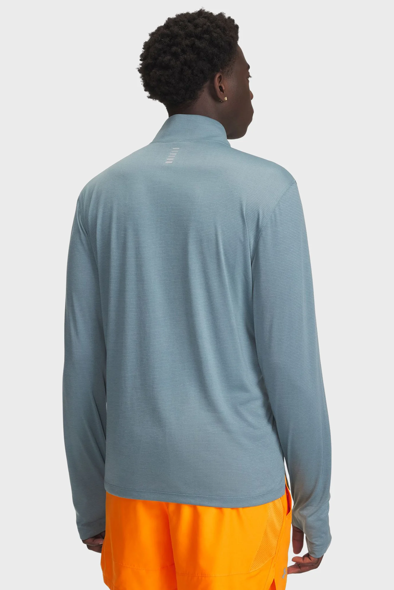 Мужской бирюзовый лонгслив UA LAUNCH 1/4 ZIP Under Armour 6005542