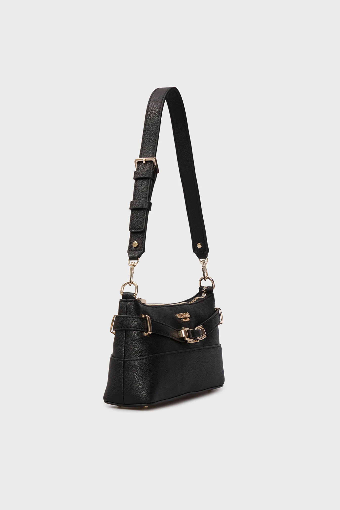 Жіноча чорна сумка SILVYE SHOULDER BAG Guess HWBG9527170 — MD-Fashion