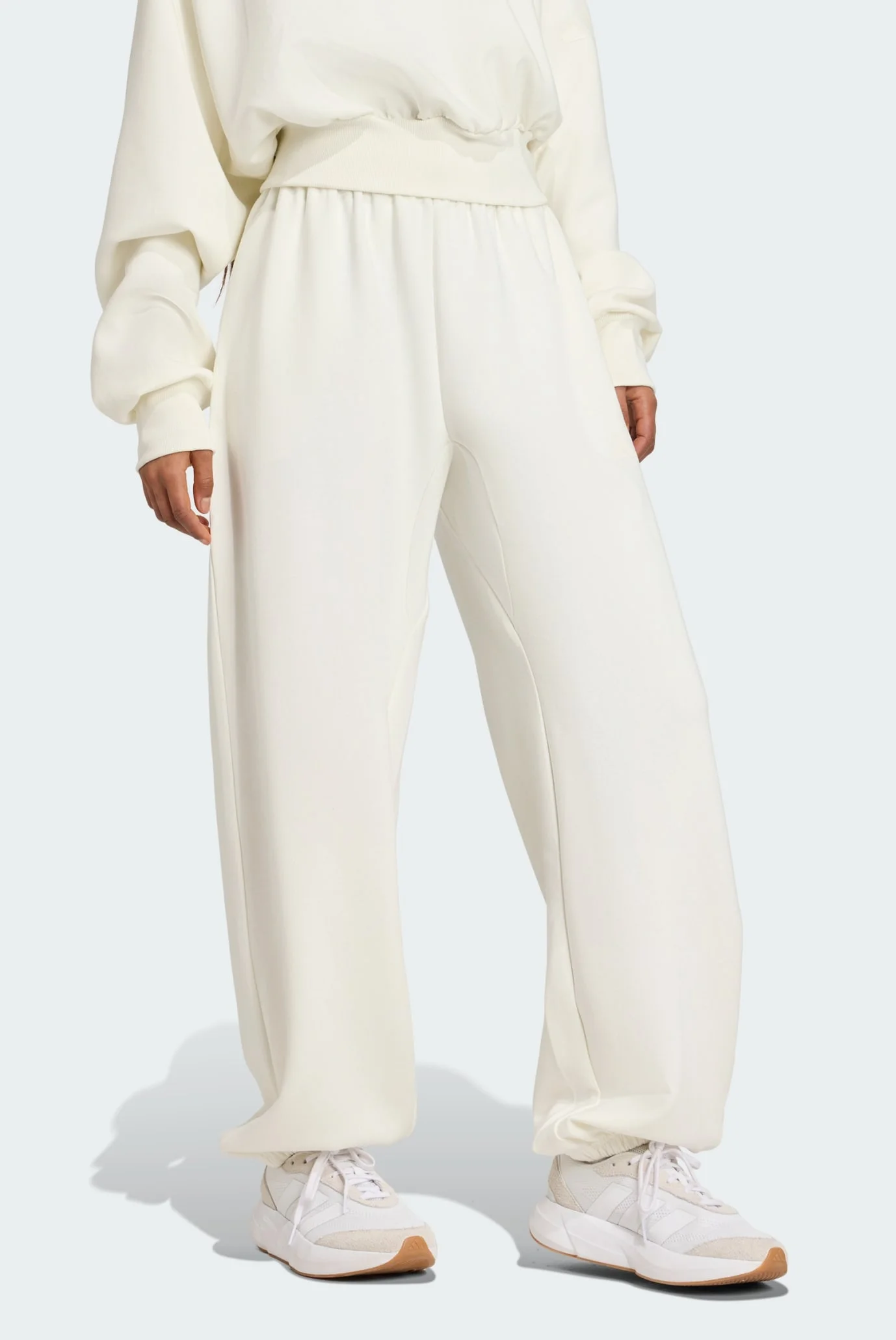 Жіночі білі спортивні штани ALL SZN Soft Lux Loose adidas JV9896