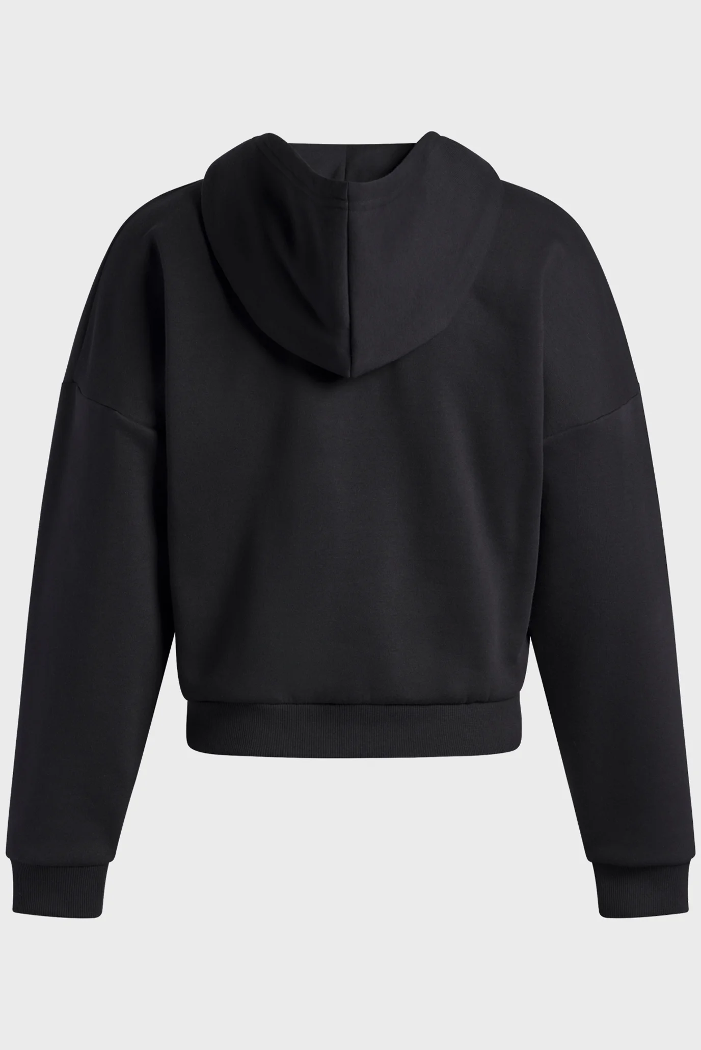Женское черное худи Rival Flc Piped HZ Hoodie Under Armour 6003707