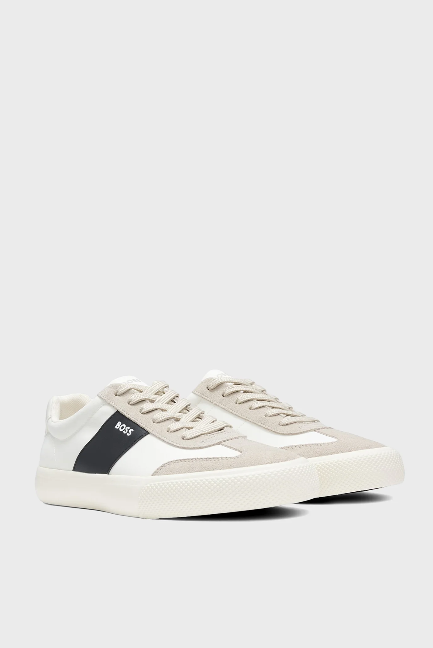 Чоловічі білі снікерси BOSS 50563847;271 — MD-Fashion