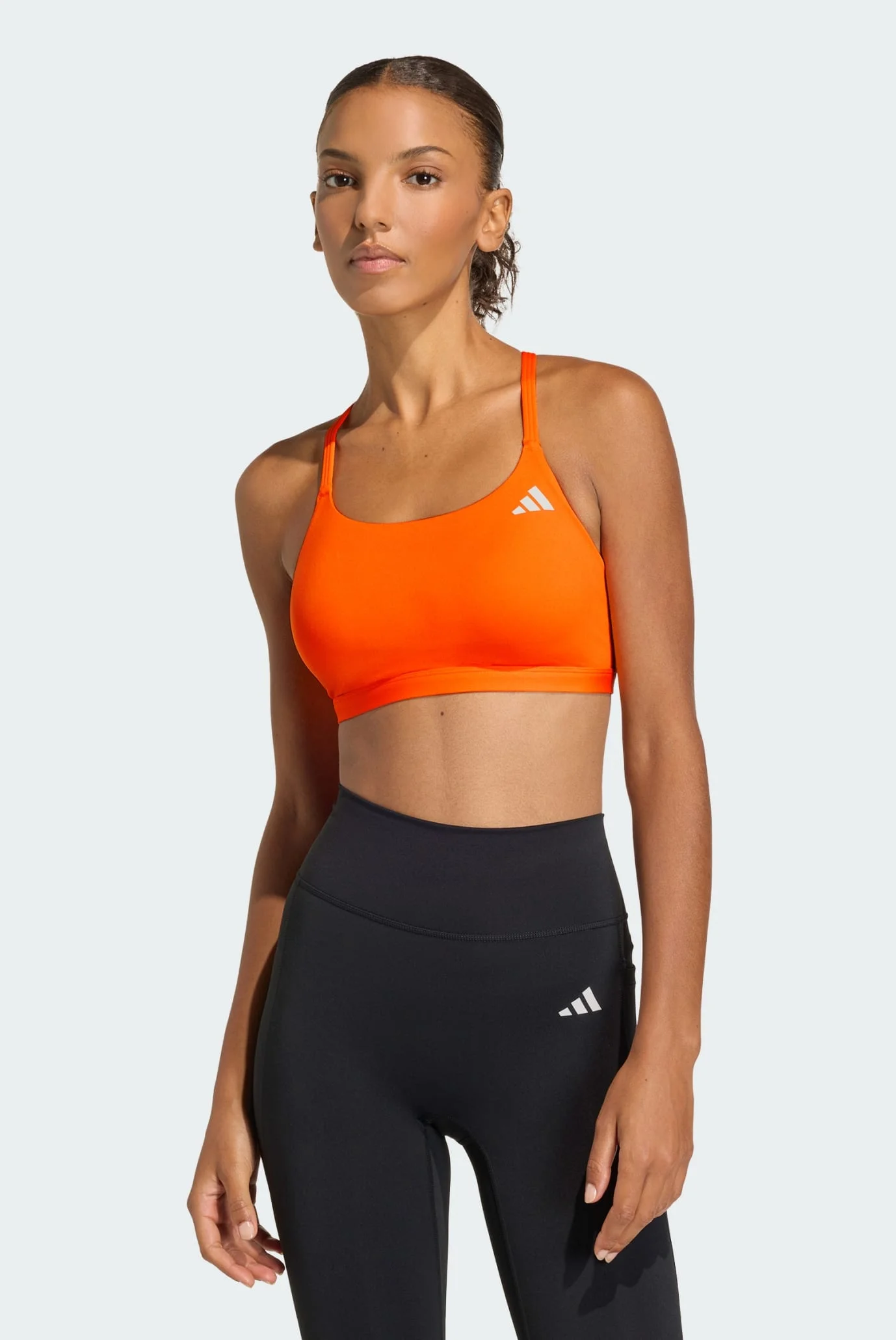 Женский оранжевый топ Optime Essentials Workout Light Support