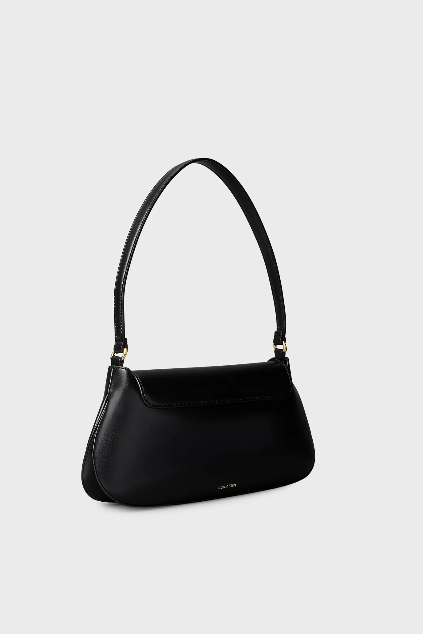 Женская черная сумка HARDWARE FLAP Calvin Klein LV04F3146G — MD
