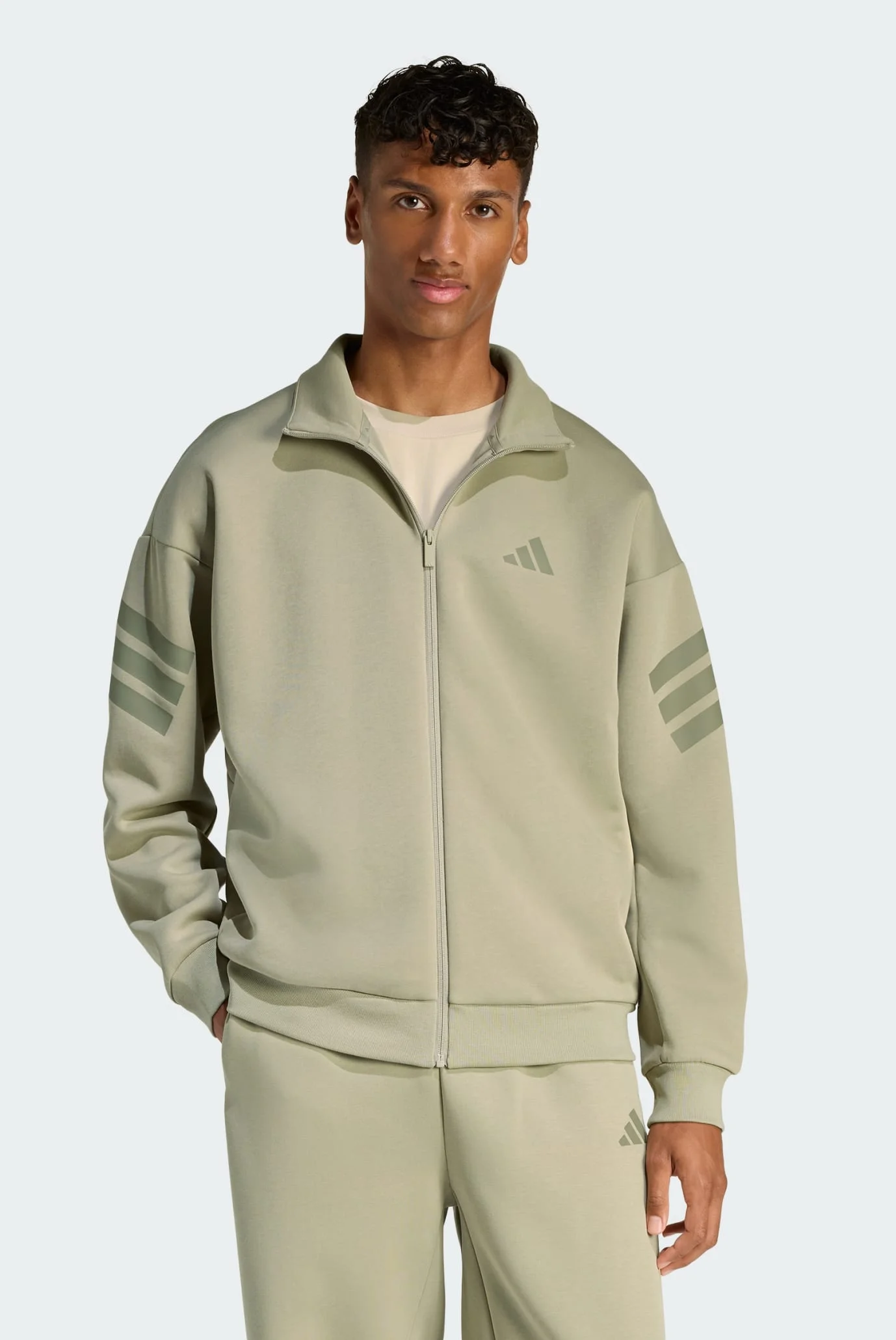 Мужская зеленая спортивная кофта Future Icons 3-Stripes Woven