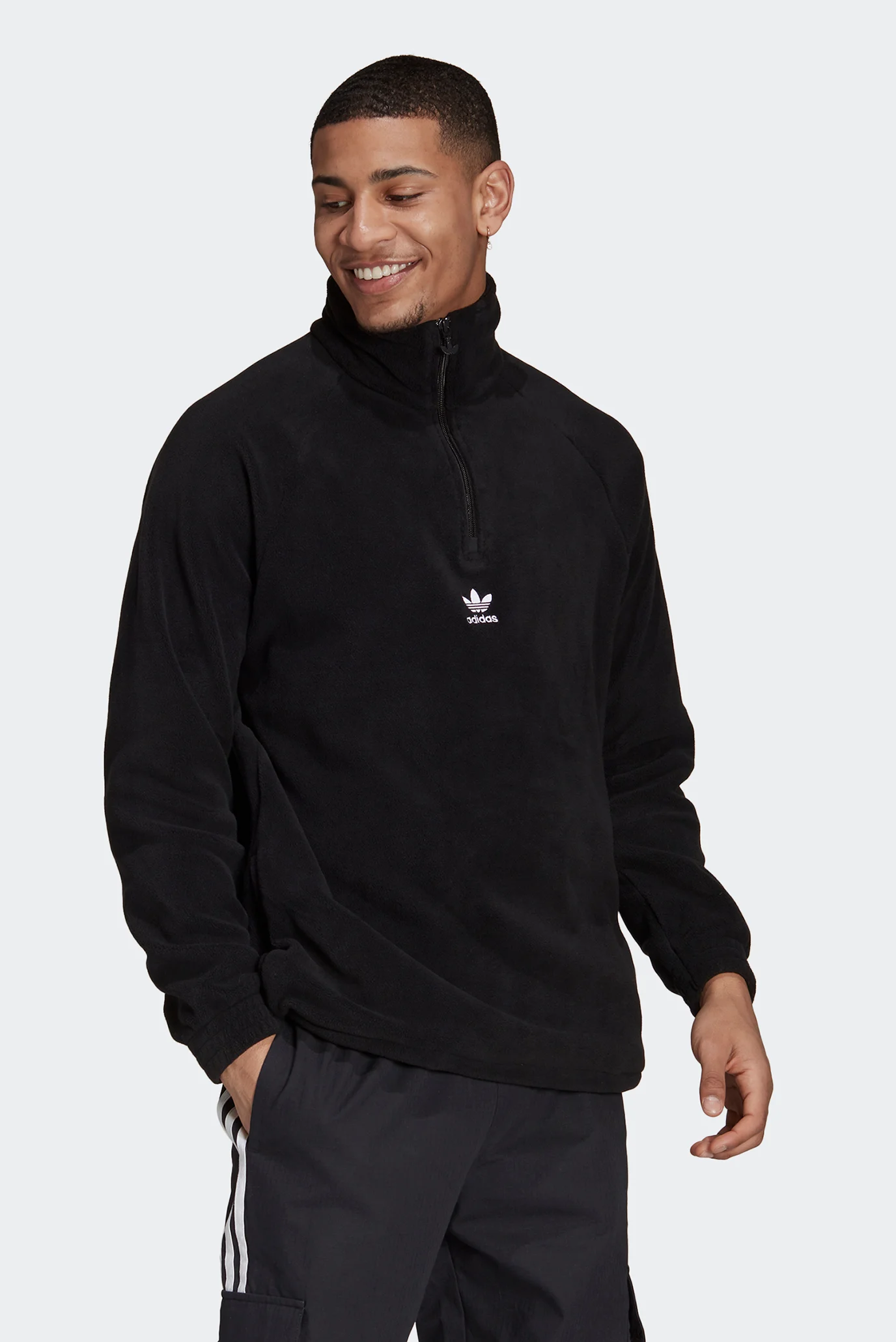 Флисовый свитшот Adicolor Classics Teddy adidas H06680 — MD-Fashion