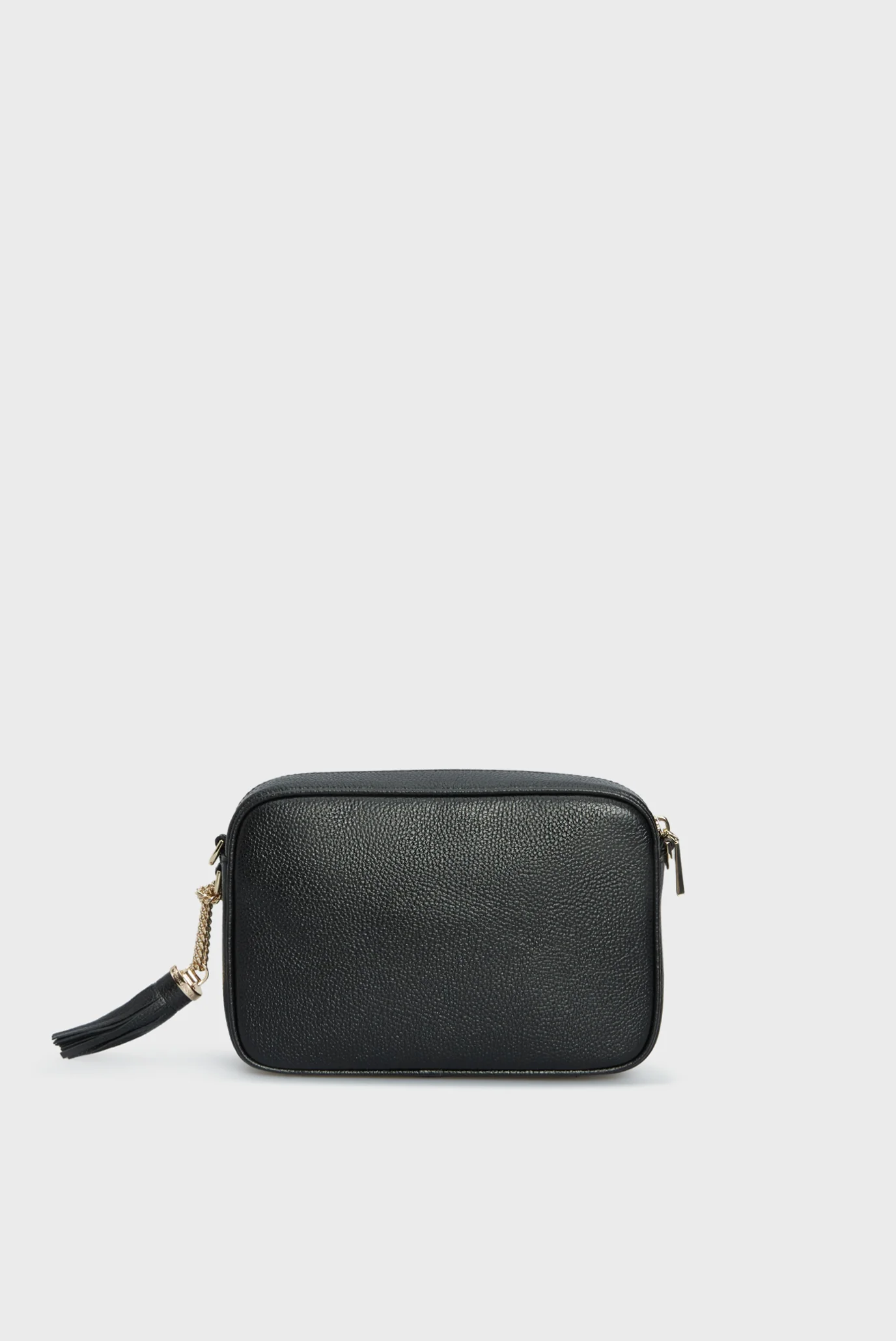 Женская черная кожаная сумка JET SET MD CAMERA BAG Michael Kors