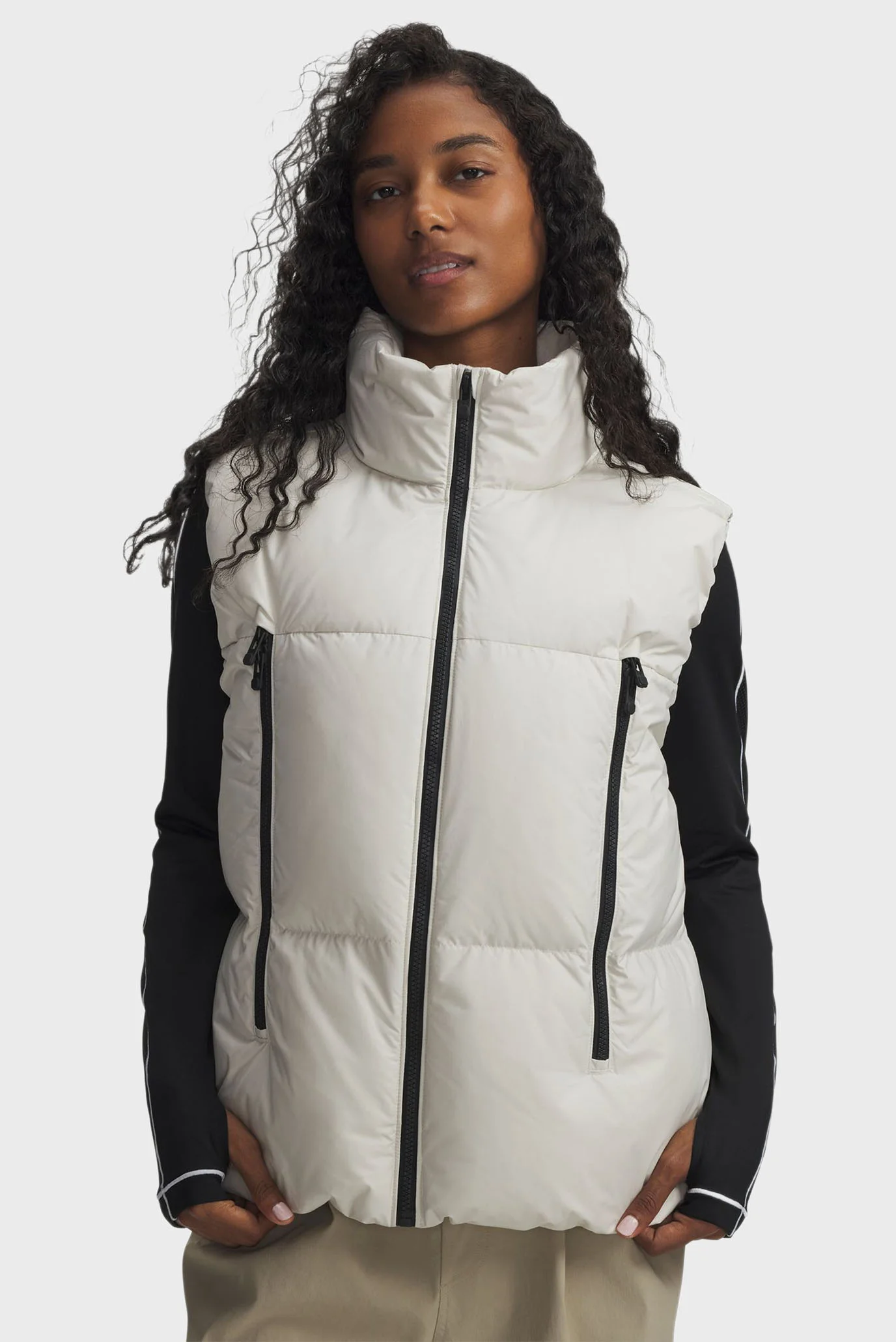 Женский белый пуховой жилет Limitless Down Puffer Vest Under