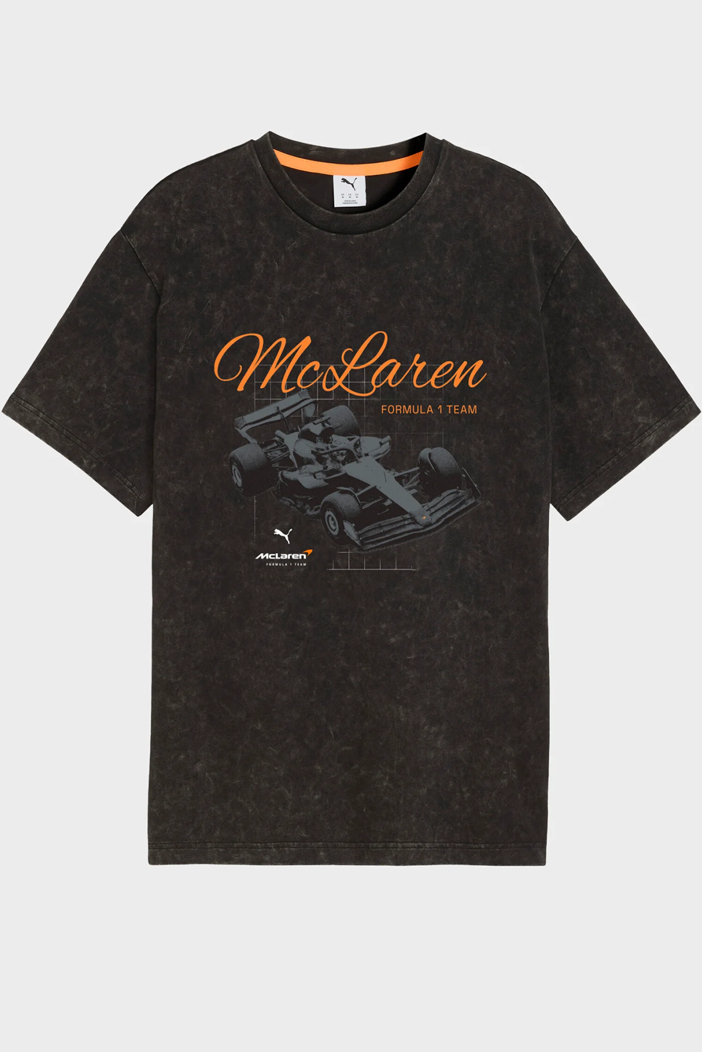 tee。 Мужская черная футболка McLAREN RACING Graphic Tee Men PUMA