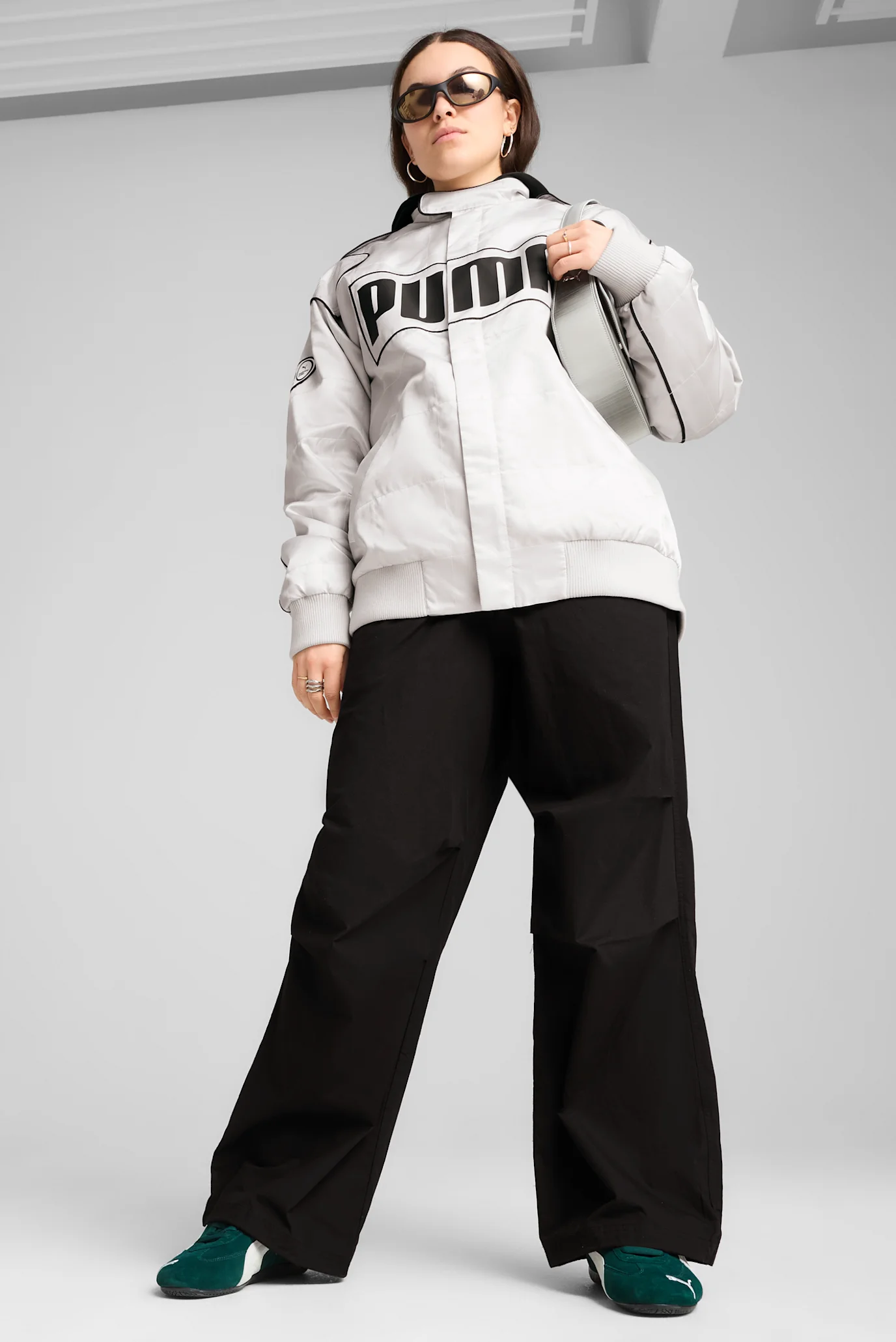 Темно-зеленые замшевые кроссовки Speedcat OG Unisex PUMA 398846_12
