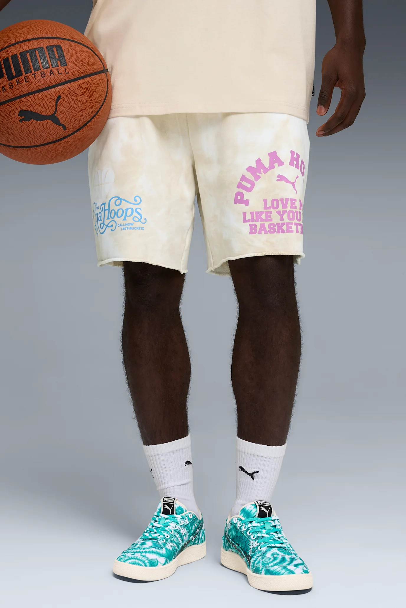 Білі шорти з візерунком What The Fun Relaxed Basketball Shorts