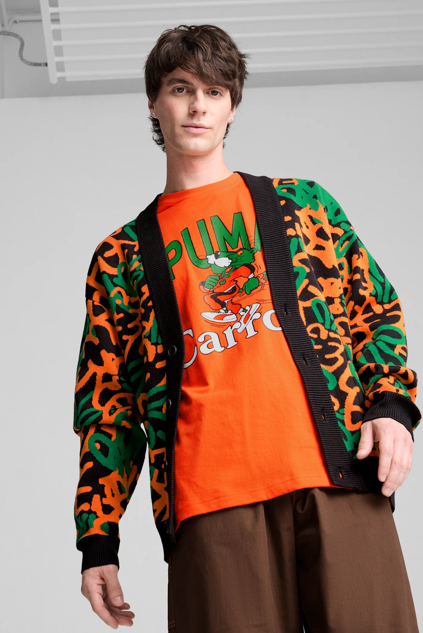 Мужской кардиган с узором PUMA x Carrots Cardigan PUMA 627446 — MD