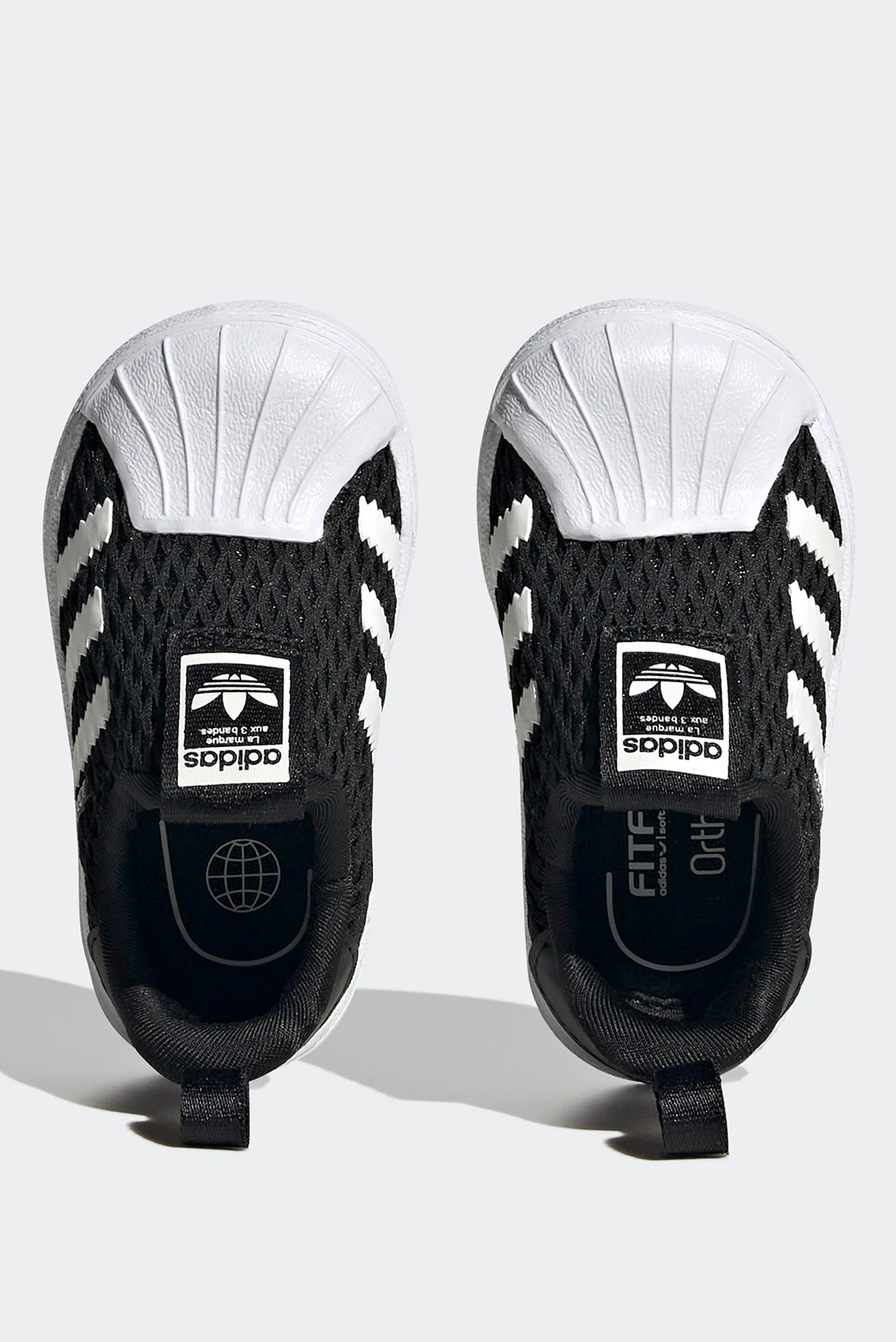 Дитячі чорні сліпони Superstar 360 adidas GX3228 — MD-Fashion
