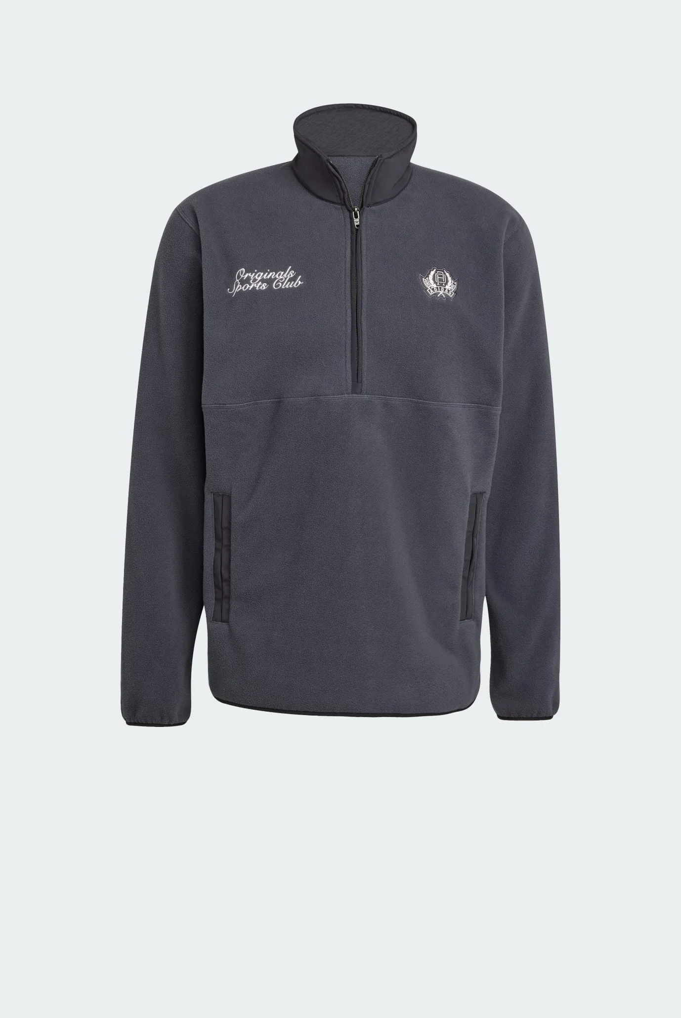 Чоловіча темно-сіра спортивна кофта Regular Polar Fleece Quarter