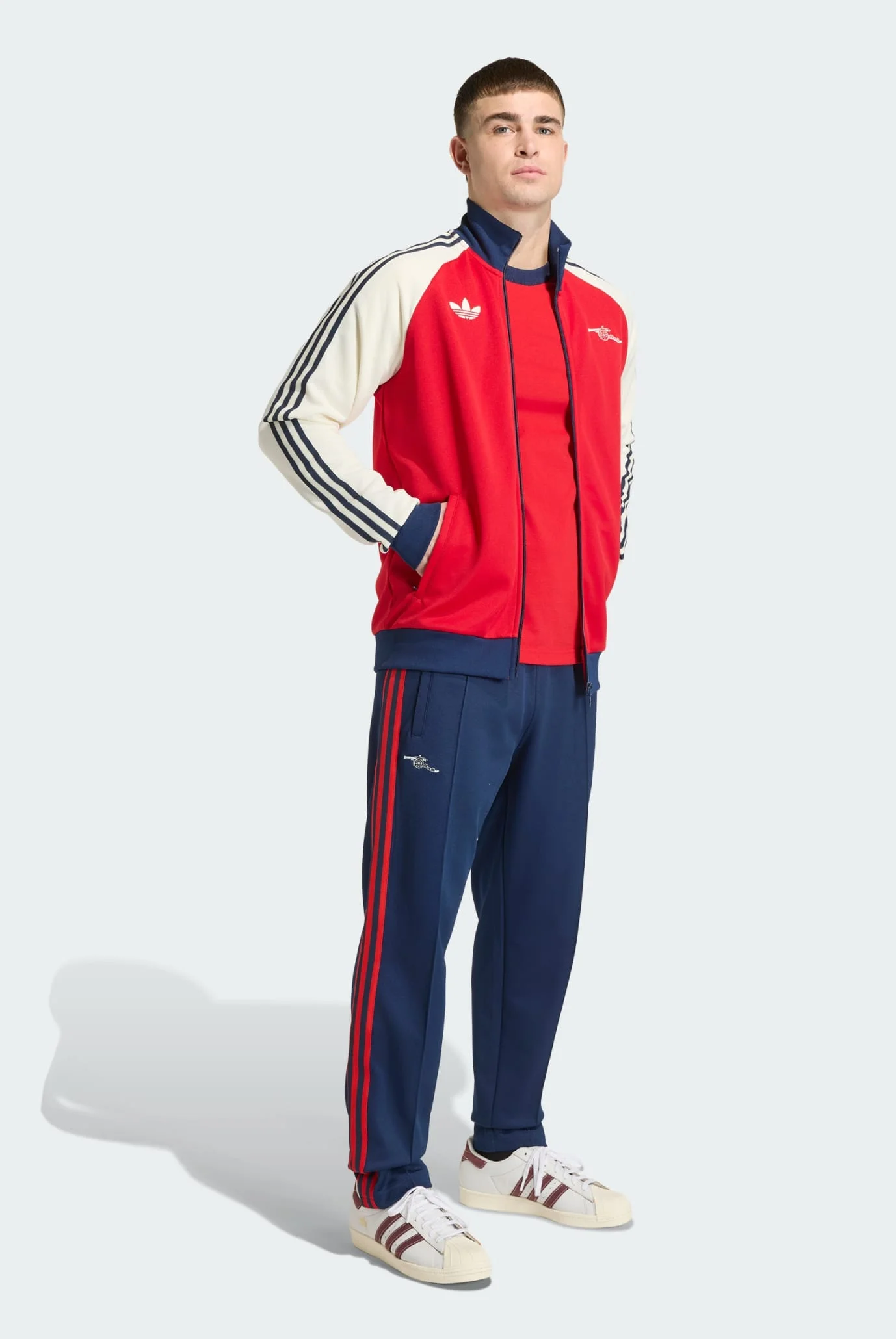 Мужская красная спортивная кофта Arsenal FC OG adidas KB1793 — MD