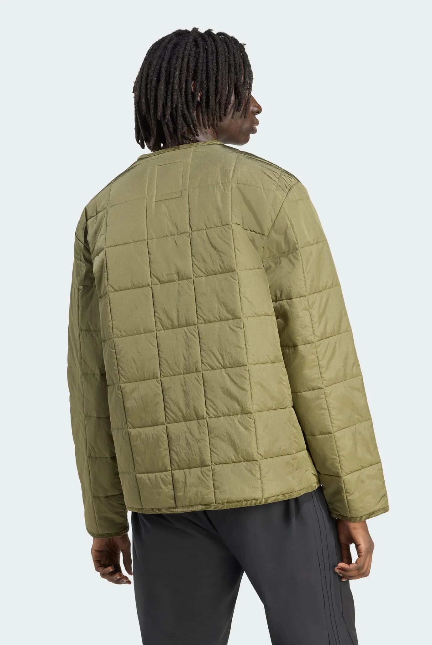 Мужская оливковая куртка adidas Originals Quilted adidas JW5818