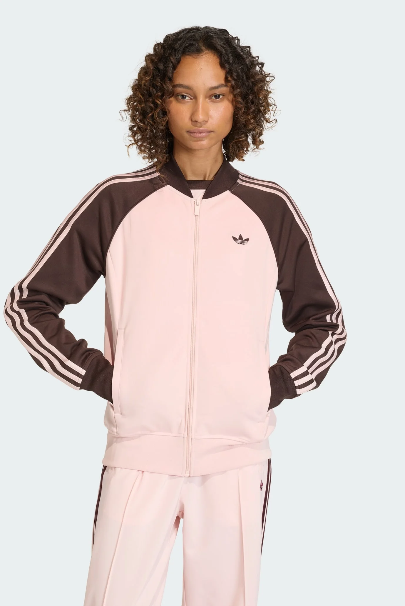 Жіноча рожева спортивна кофта SST CLASSIC adidas KD3783 — MD-Fashion
