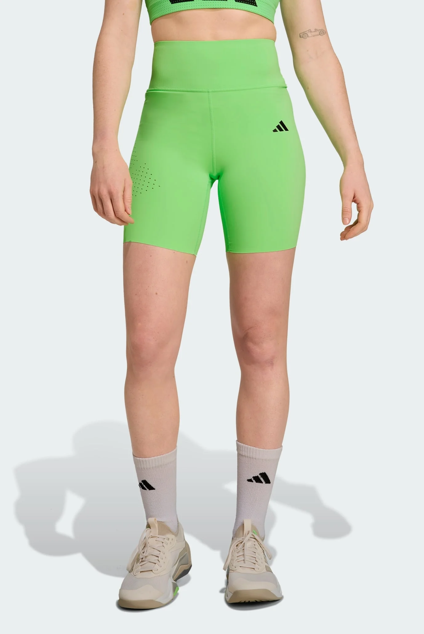Женские зеленые велосипедки Cool Intensity adidas JW8679 — MD-Fashion