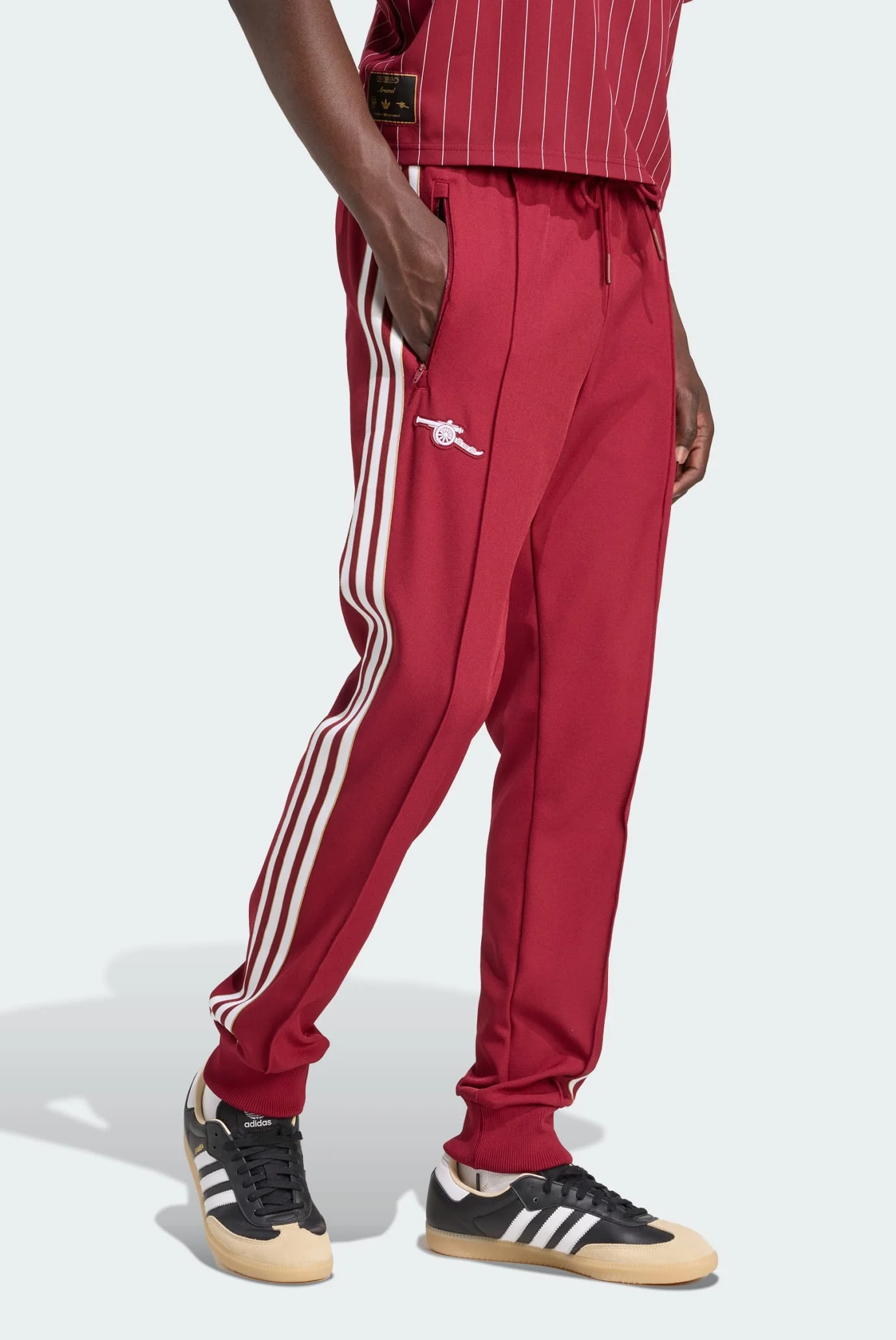 Чоловічі червоні спортивні штани Arsenal Terrace Icons adidas