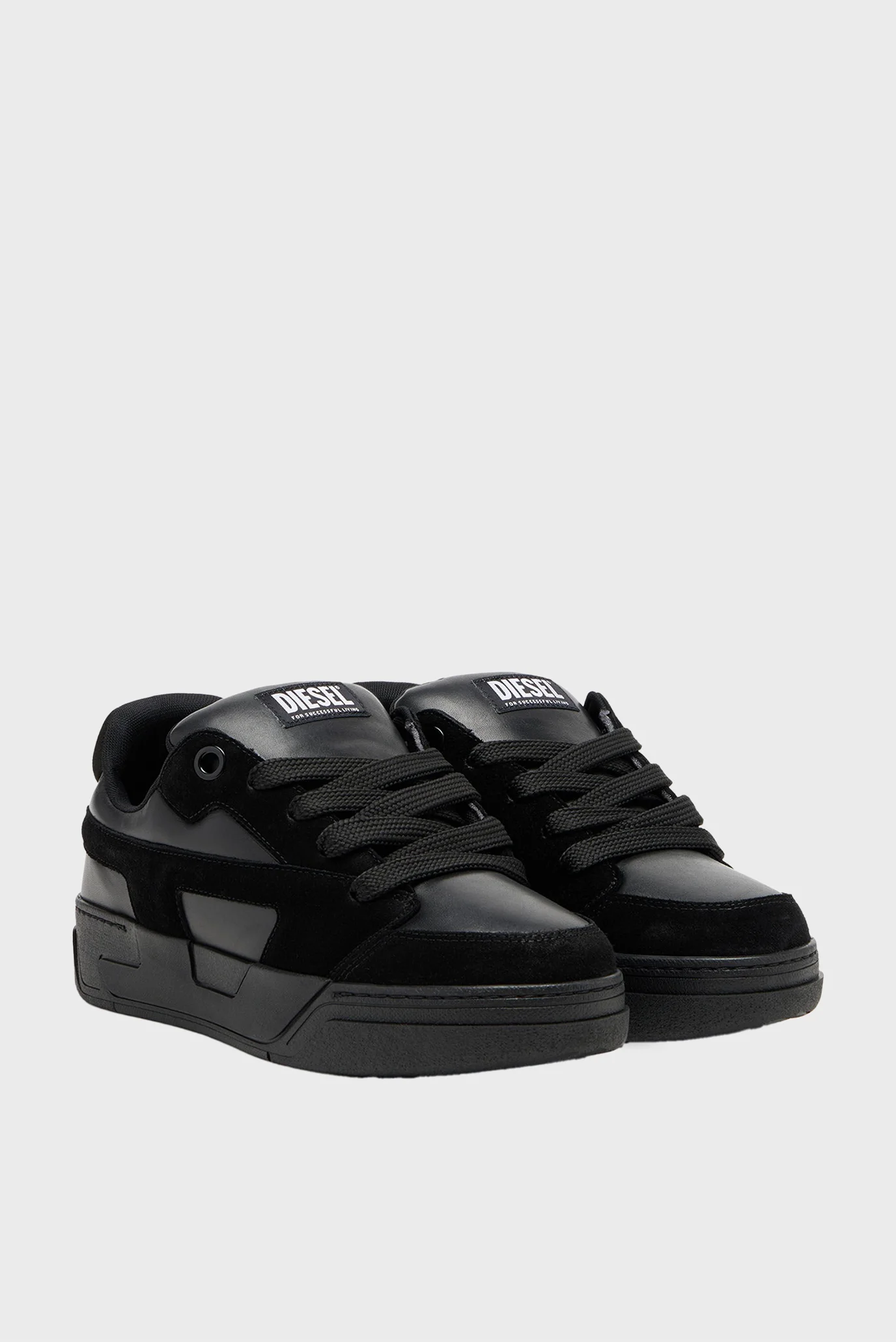 Мужские черные кожаные сникерсы D-OLLIE / S-D-OLLIE LOW SNEAKERS